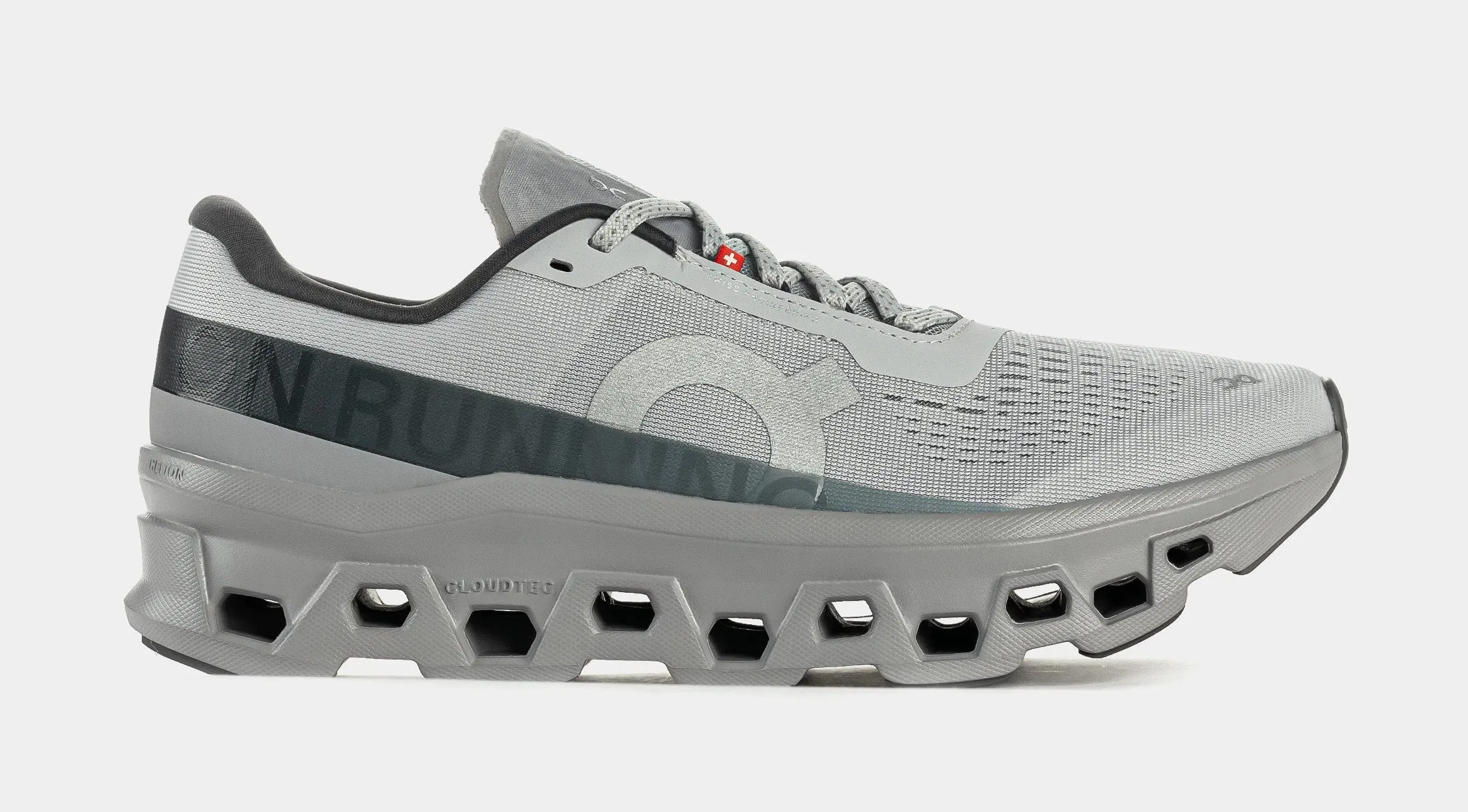 On Running Cloudmonster Mens Running Shoes (Glacier/Alloy)