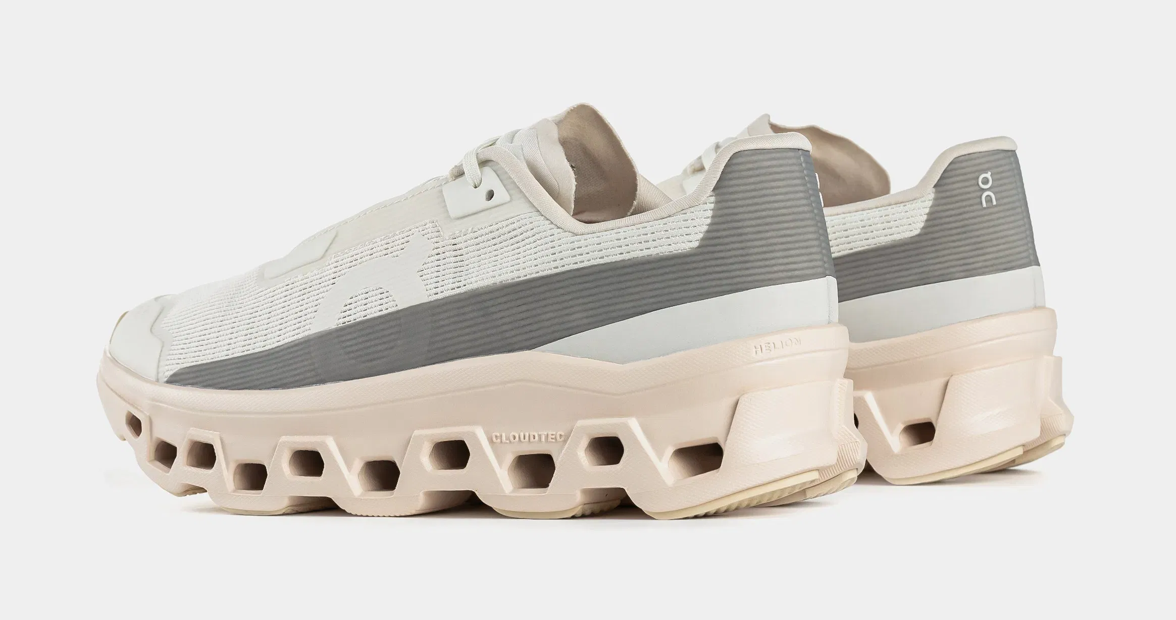 On Running Cloudmonster Void Womens Running Shoes (Ivory/Seashell)