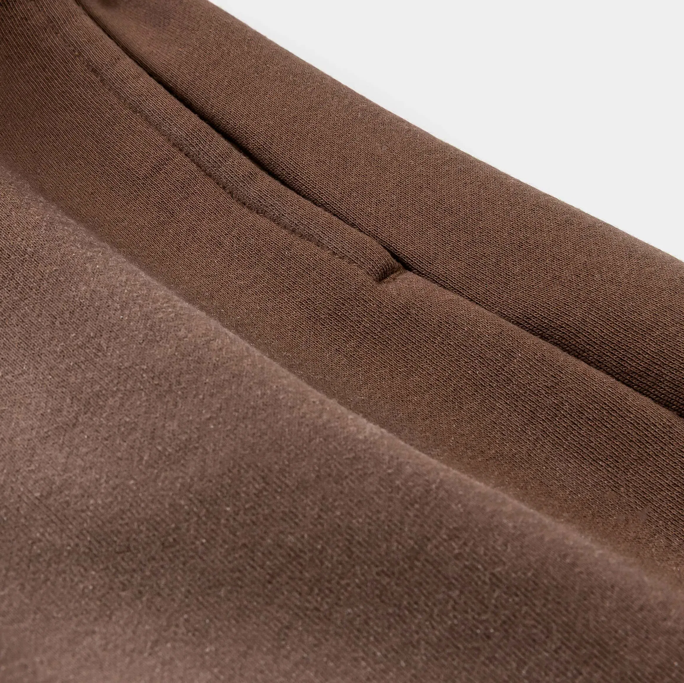 MAISON ARTICLE Washed Fleece Mens Shorts (Brown/Brown)