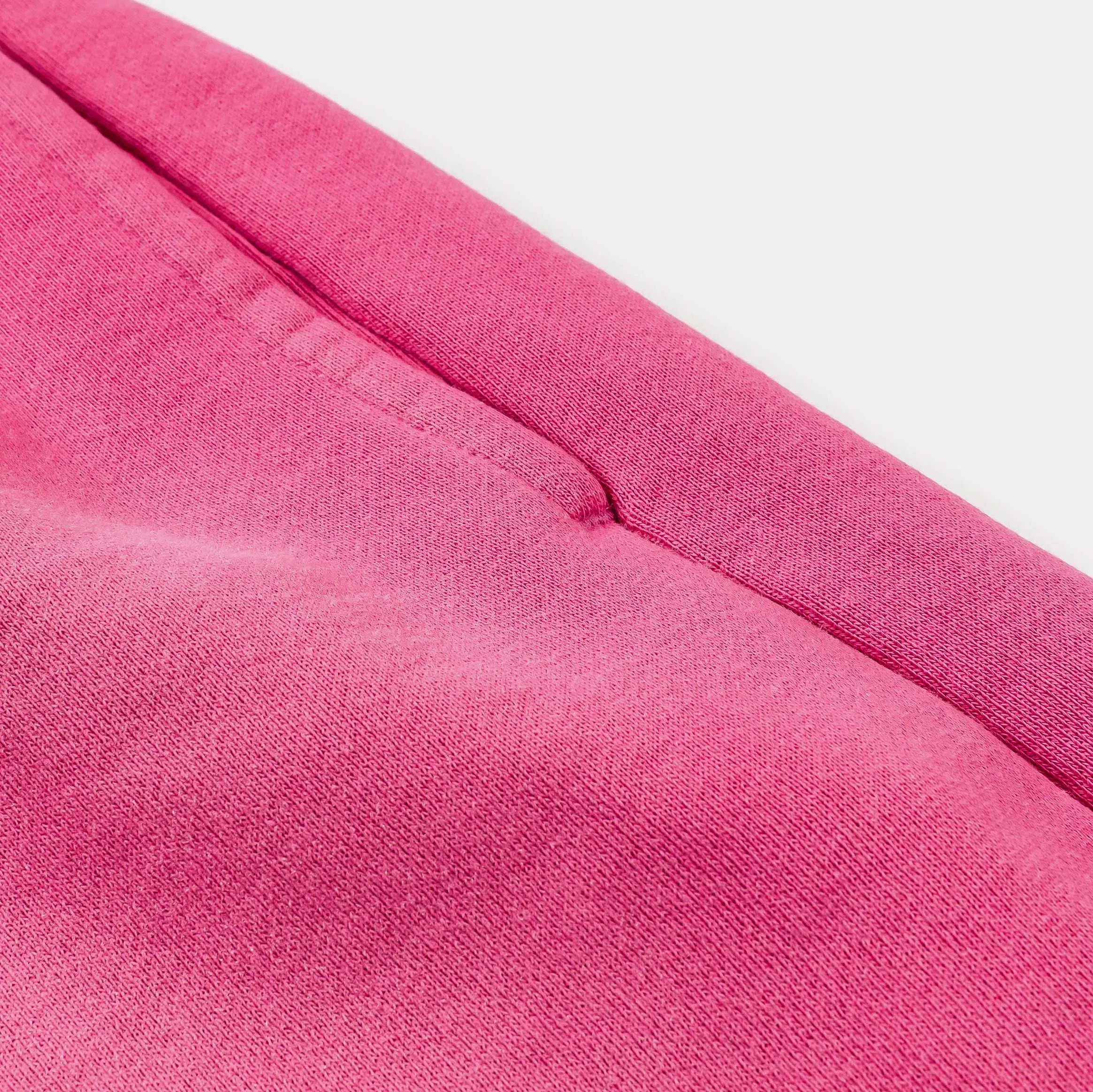 MAISON ARTICLE Washed Fleece Mens Shorts (Pink/Pink)