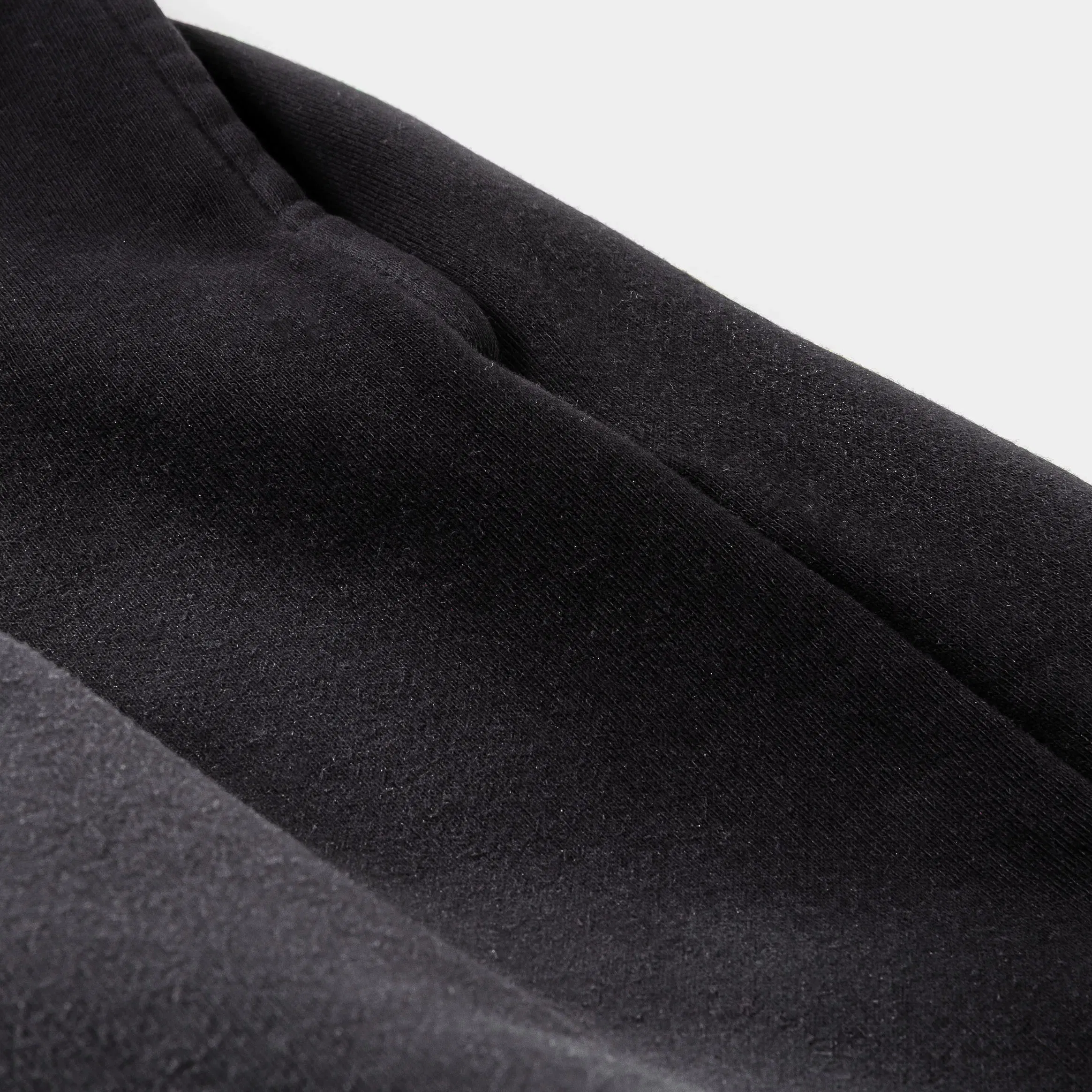 MAISON ARTICLE Washed Fleece Mens Shorts (Black/Black)
