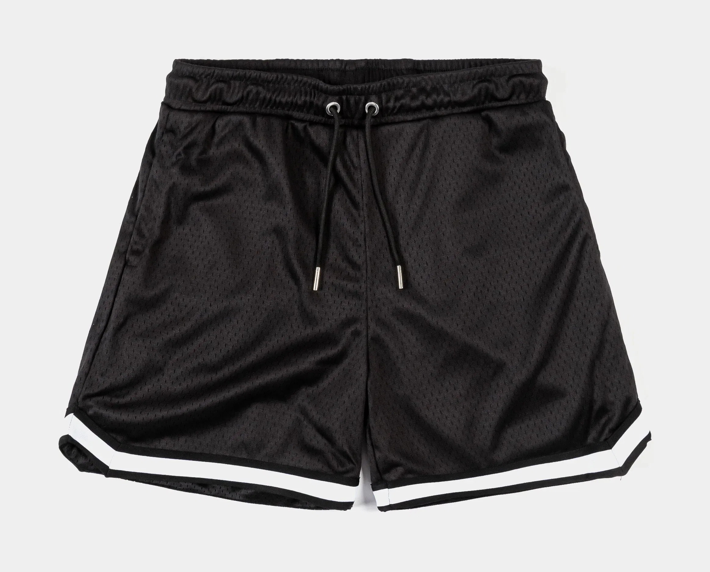 MAISON ARTICLE Basketball Mesh Mens Shorts (Black/White)