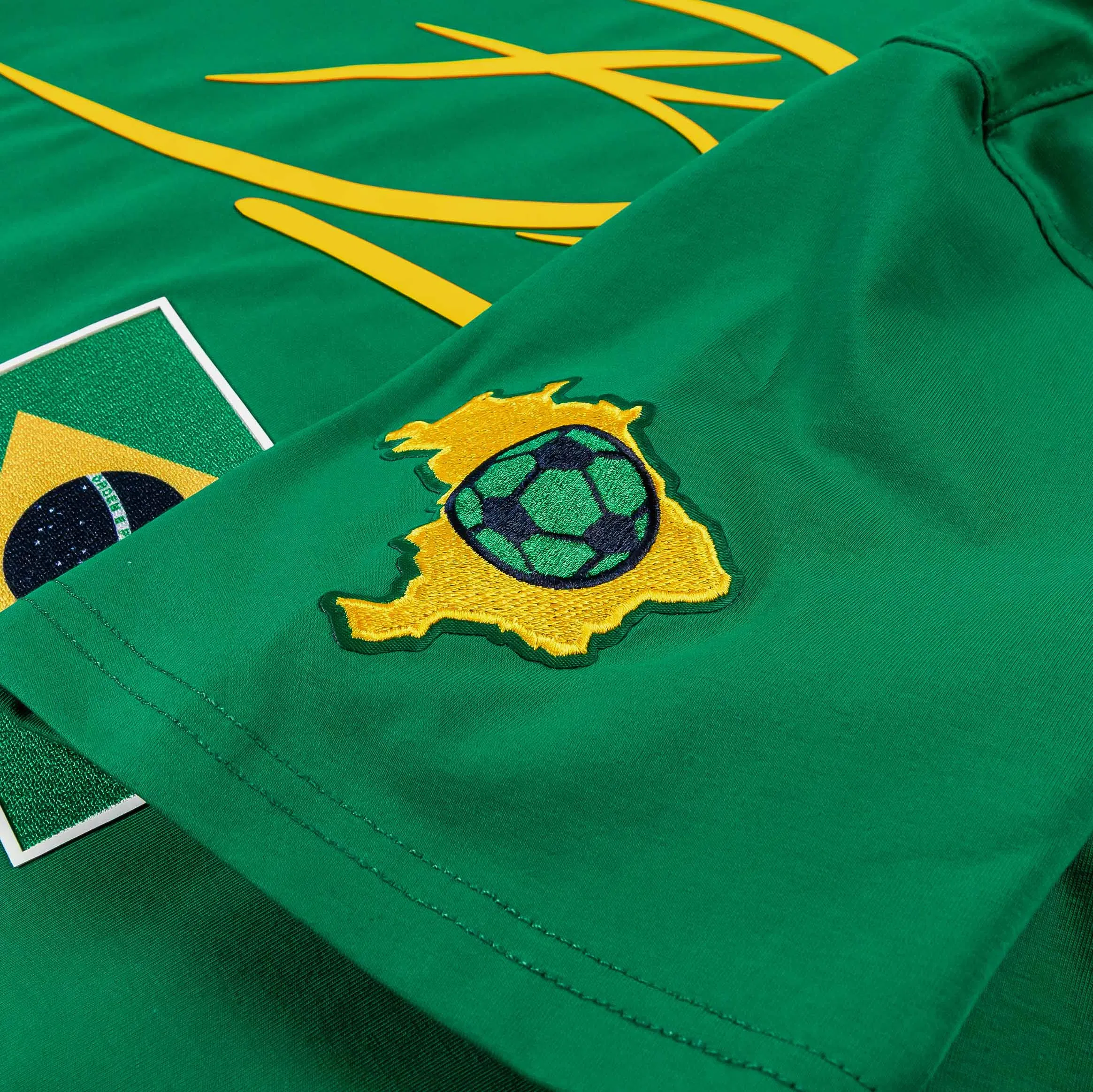 PRO STANDARD Brasil Nations Mens Short Sleeve Shirt (Kelly Green)