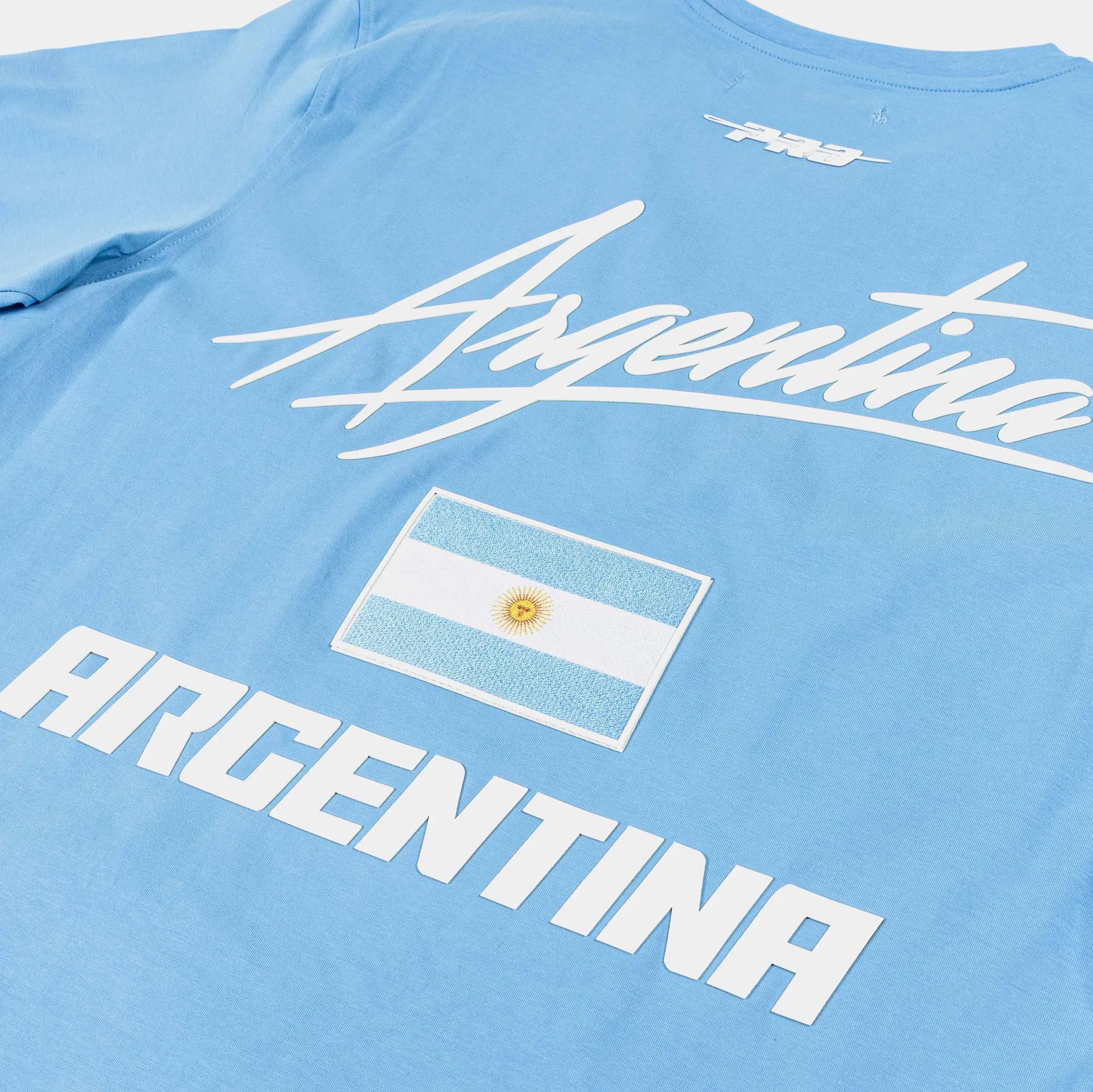 PRO STANDARD Argentina Nations Mens Short Sleeve Shirt (University Blue)