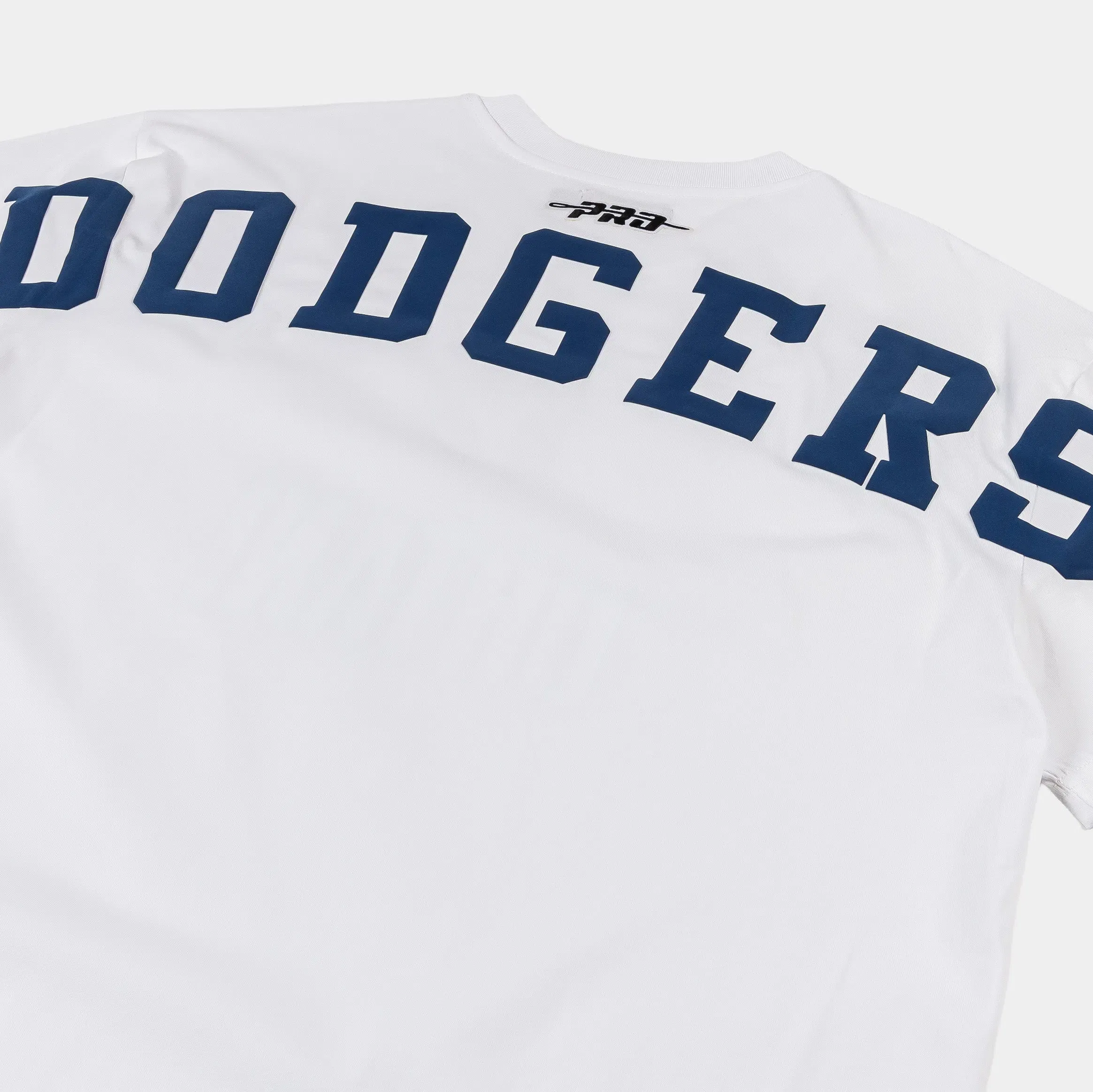 PRO STANDARD Los Angeles Dodgers Ohtani #17 Wingspan Drop Shoulder Mens Short Sleeve Shirt (White/Navy)