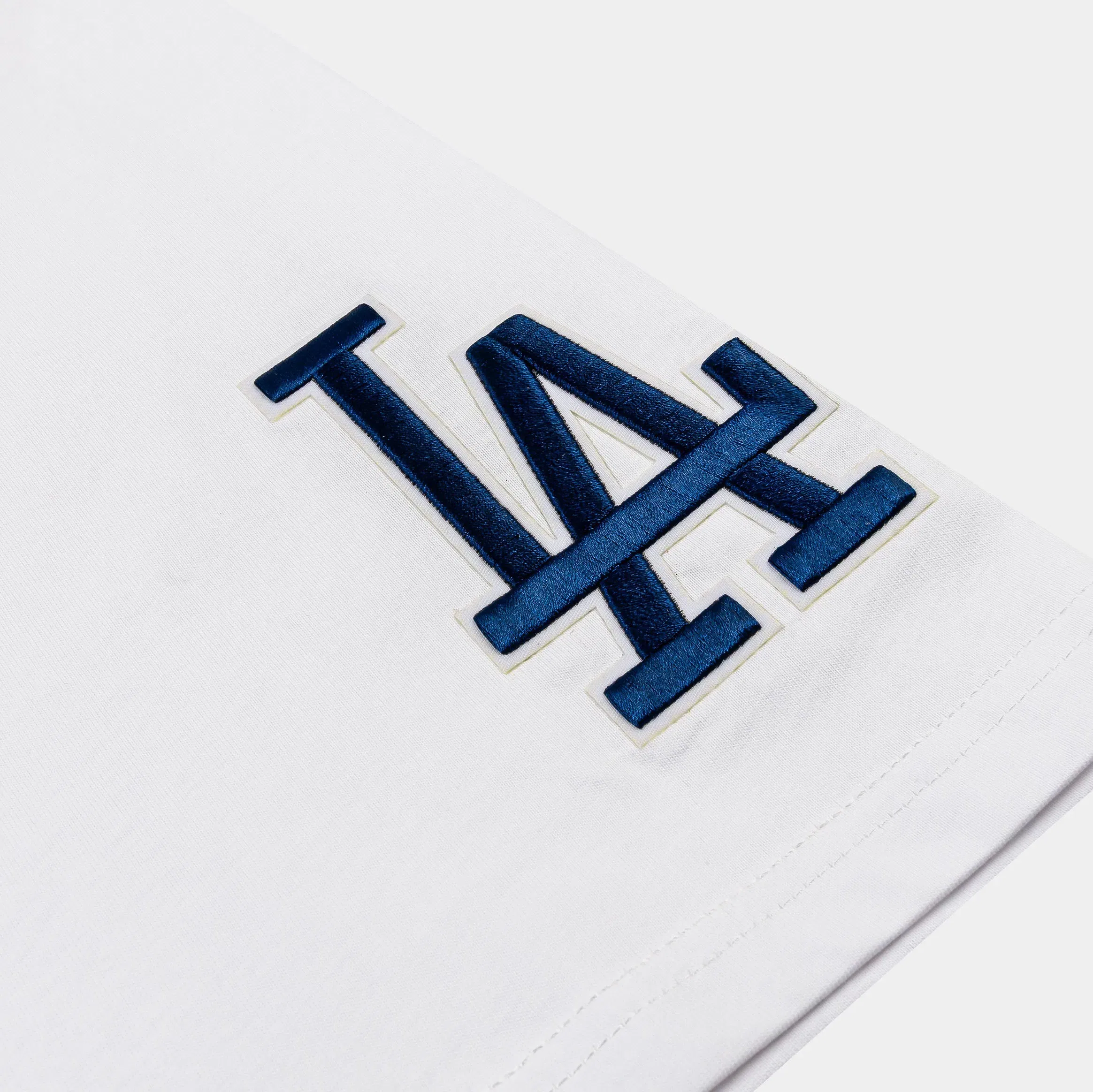 PRO STANDARD Los Angeles Dodgers Ohtani #17 Wingspan Drop Shoulder Mens Short Sleeve Shirt (White/Navy)