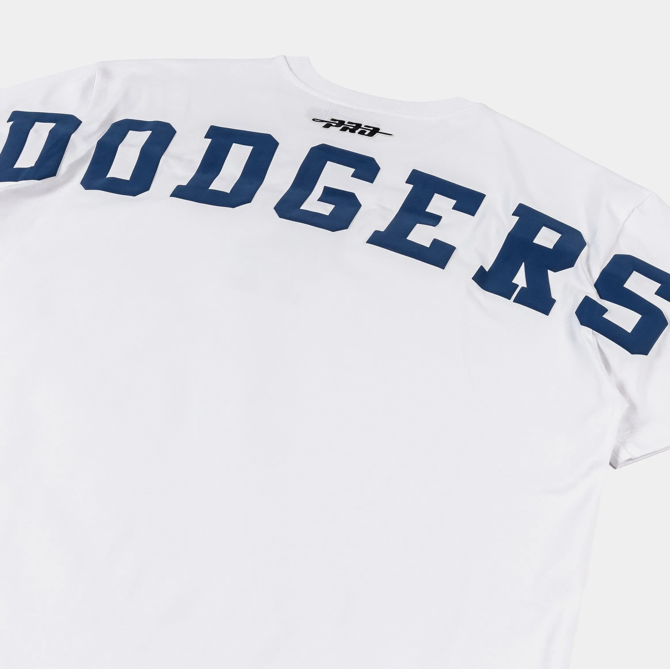 PRO STANDARD Los Angeles Dodgers Wingspan Drop Shoulder Mens Short Sleeve Shirt (White)