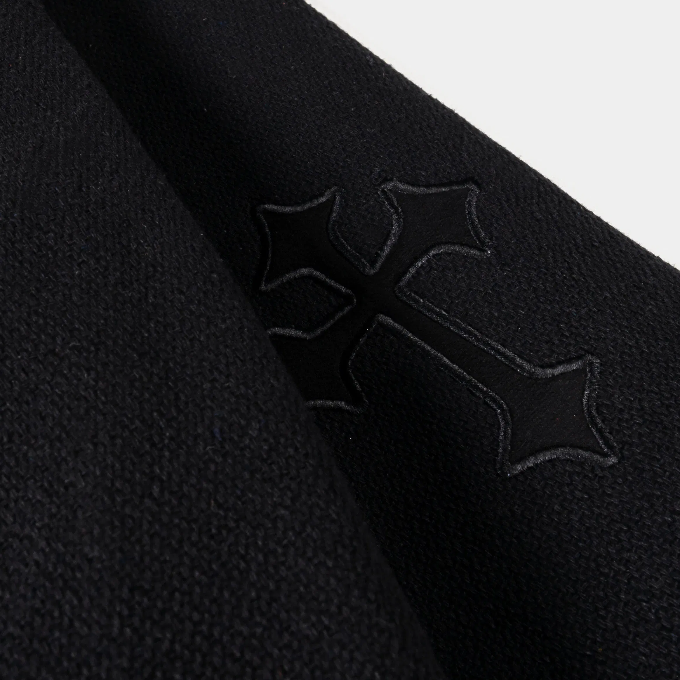 CTHDRL Cross Varsity Mens Jacket (Black/Black)
