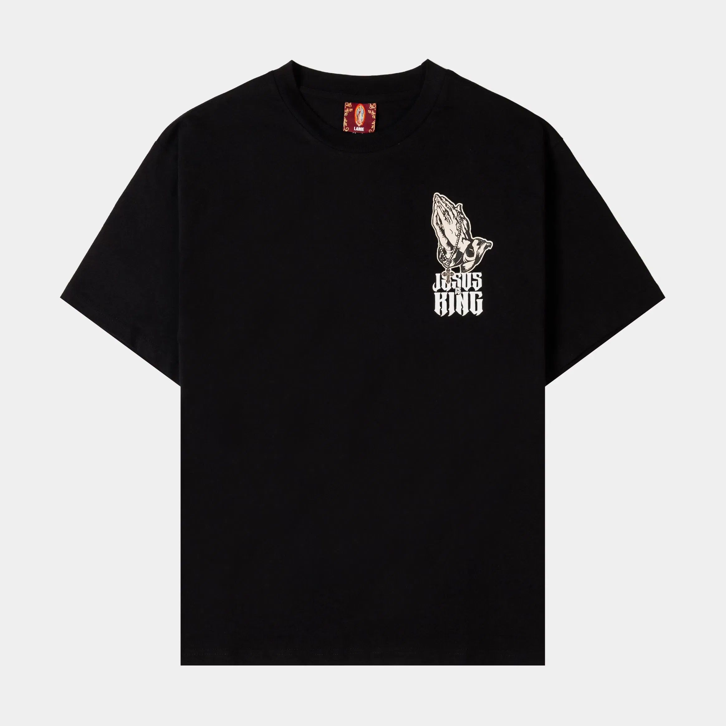 CTHDRL Stained Glass Mens Short Sleeve Shirt (Black/White)