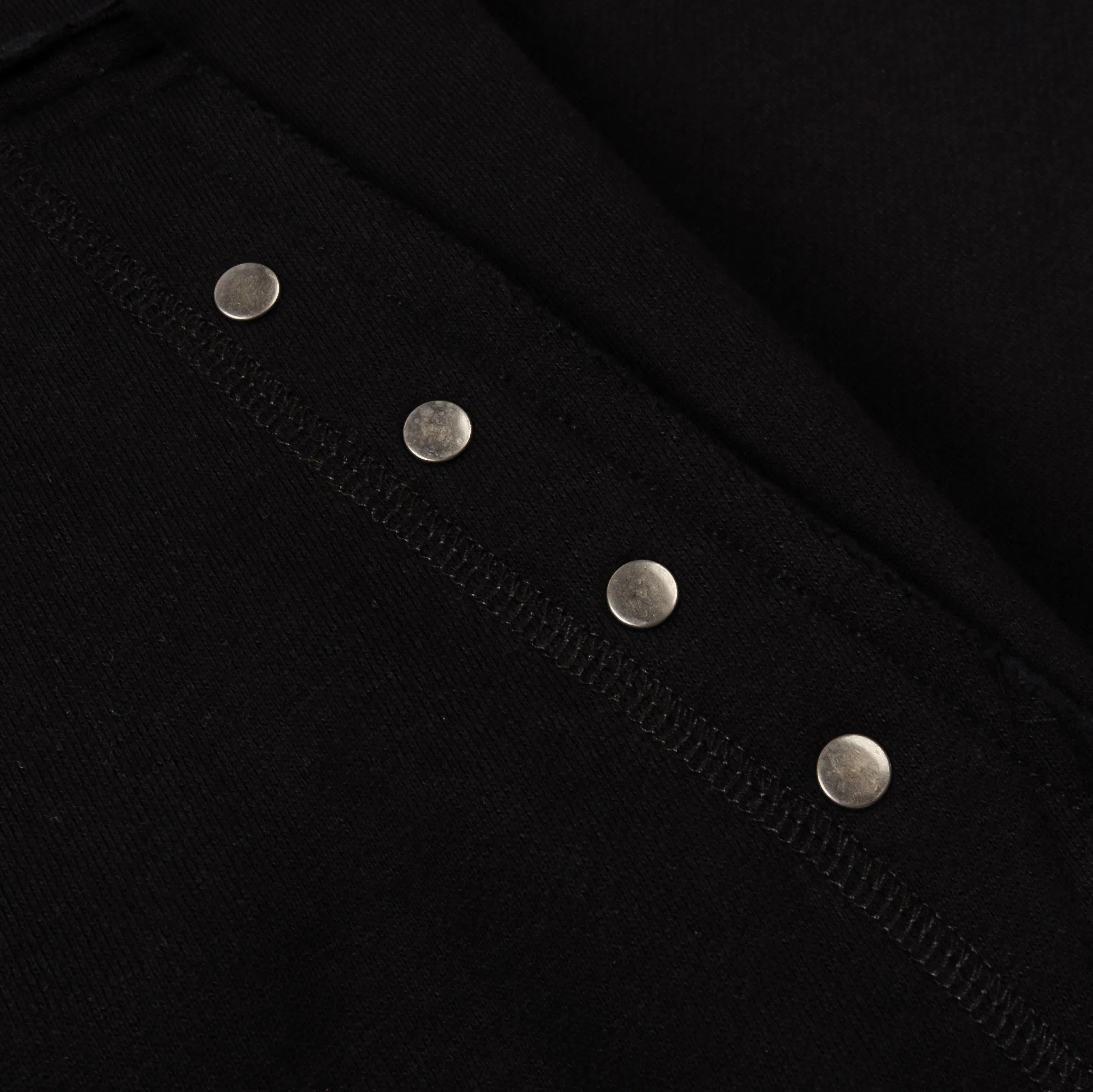 CTHDRL Our Father Cropped Zip Up Mens Hoodie (Black/Beige)