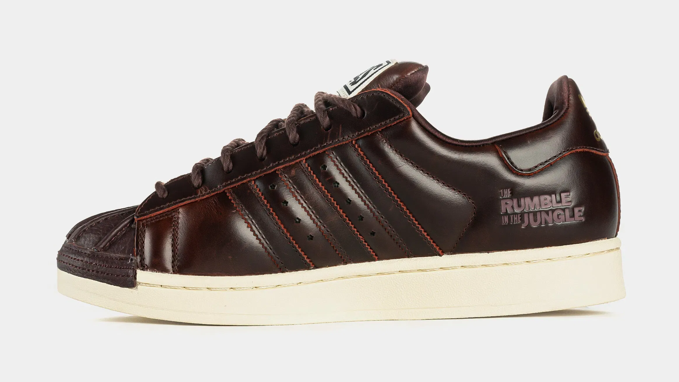 adidas Superstar II x Muhammad Ali Mens Lifestyle Shoes (Dark Brown/Cream White)
