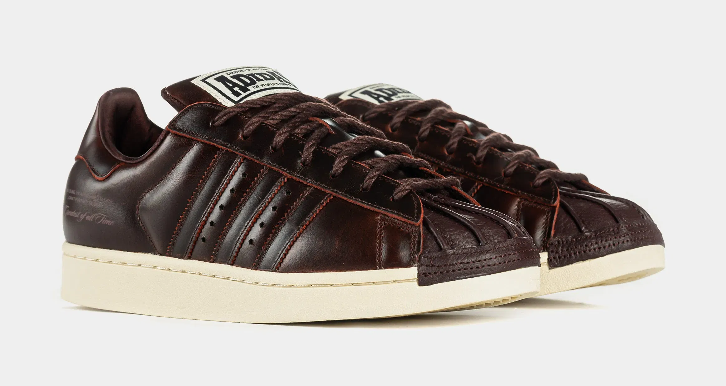 adidas Superstar II x Muhammad Ali Mens Lifestyle Shoes (Dark Brown/Cream White)
