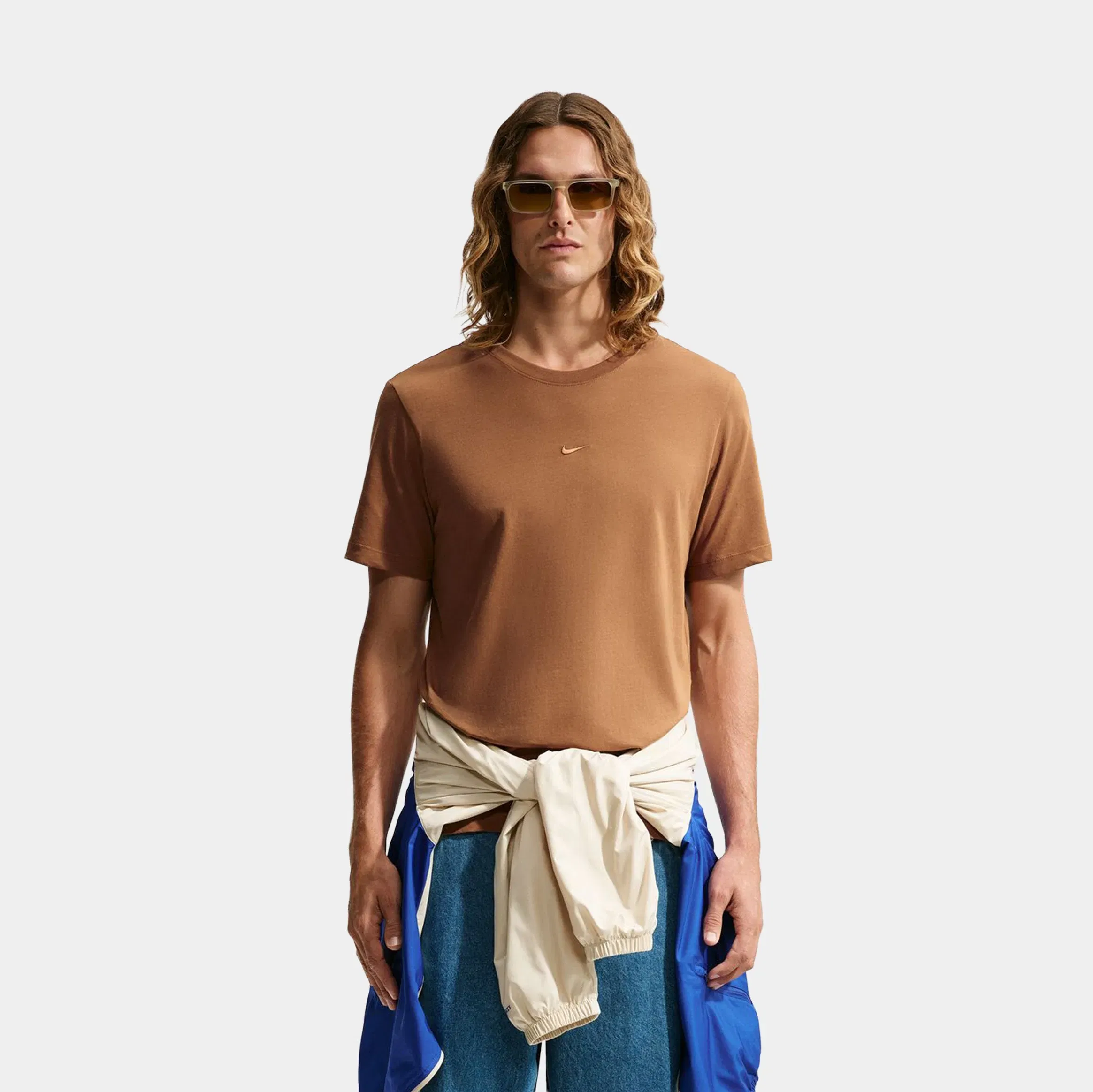 Nike Sportswear Mens Short Sleeve Shirt (Ale Brown)
