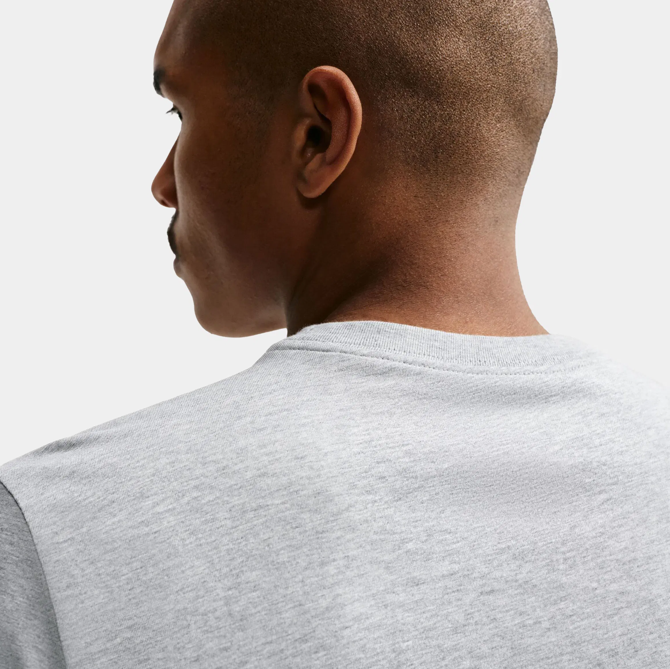 Nike Sportswear Mens Short Sleeve Shirt (Heather Dark Grey/Basic Grey)