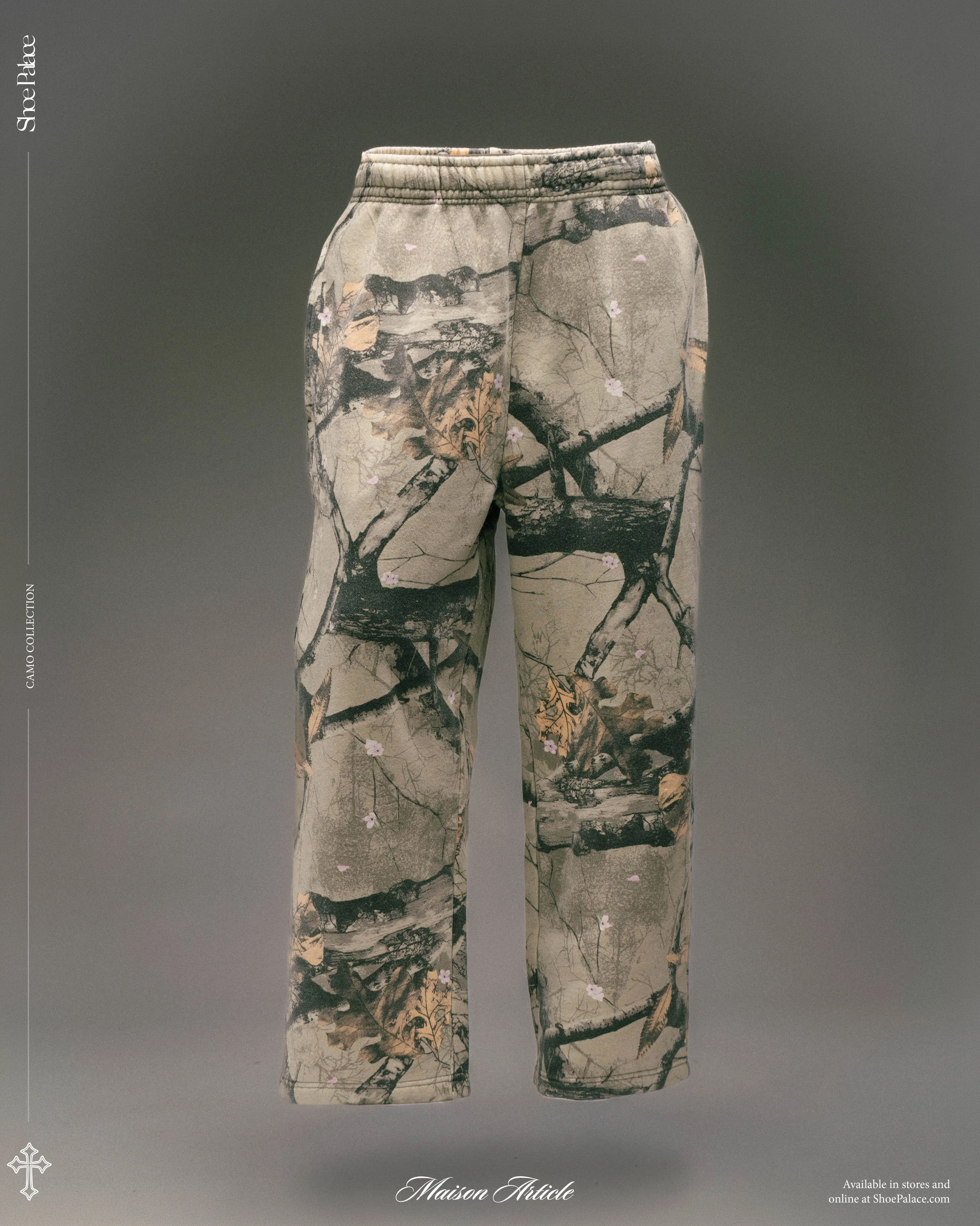 MAISON ARTICLE Camo Fleece Womens Sweatpants (Multicolor)
