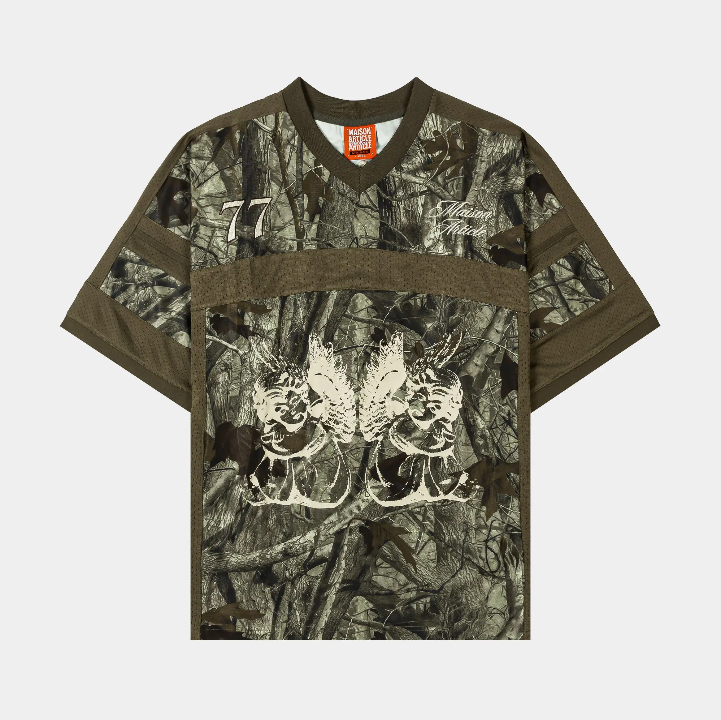 MAISON ARTICLE Angels Camo Mesh Mens Jersey (Grey/Brown)