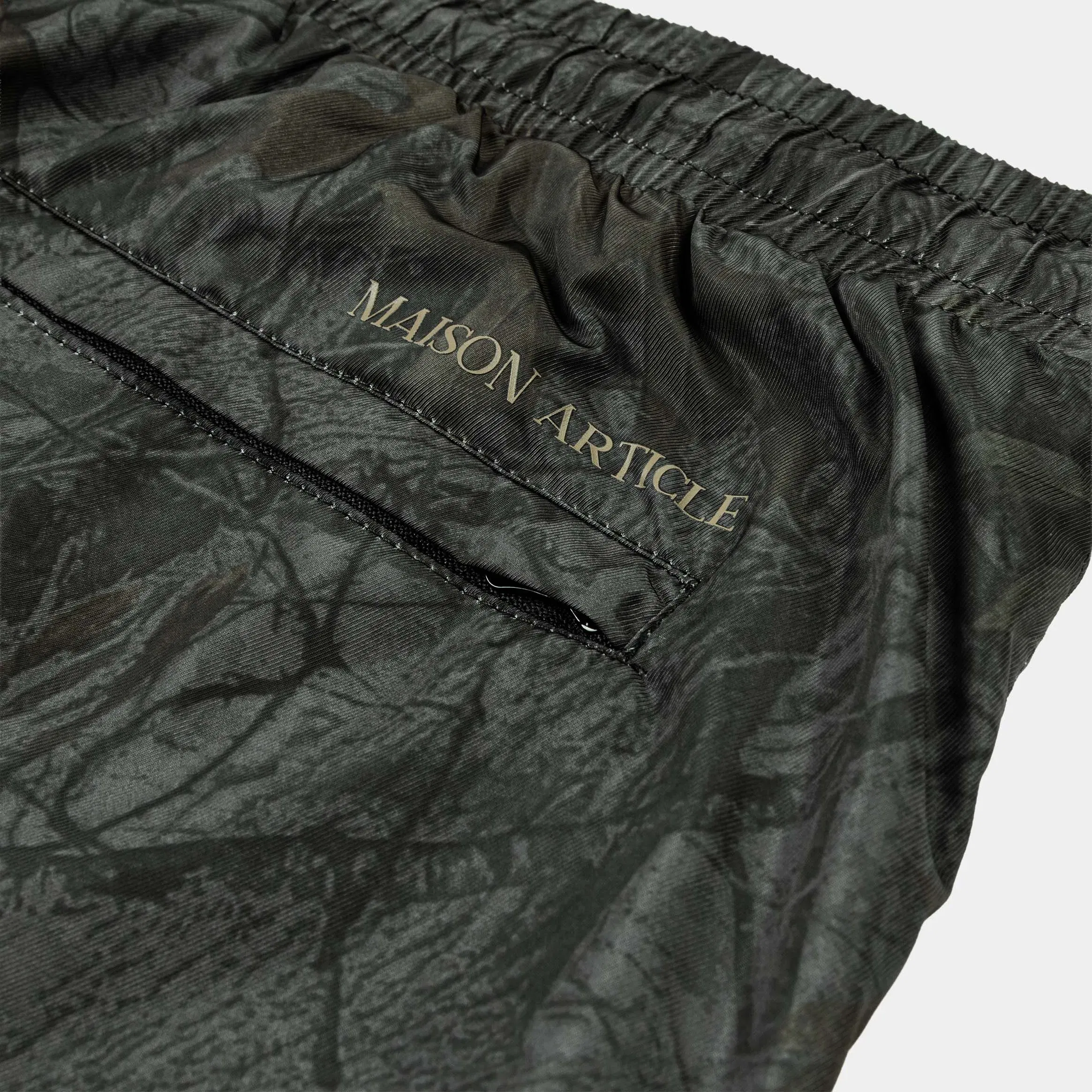 MAISON ARTICLE Overdyed Camo Hybrid Mens Shorts (Gray/Brown)