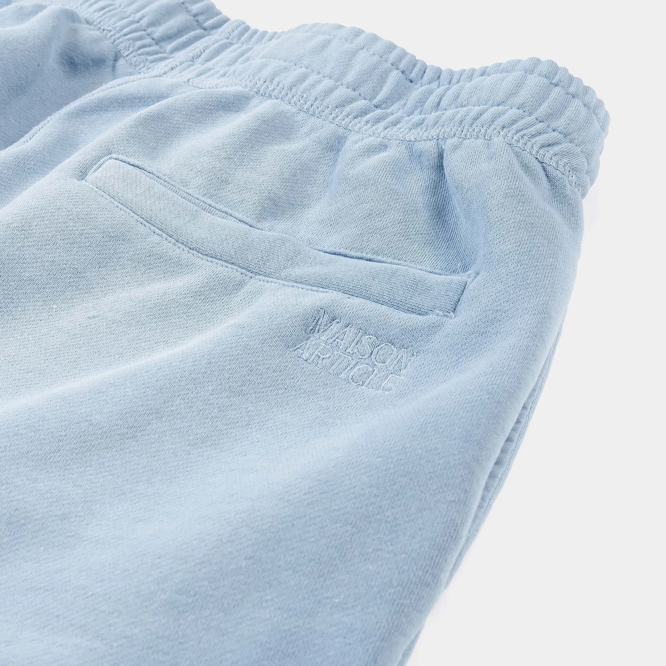 MAISON ARTICLE Washed Fleece Mens Shorts (Blue/Blue)