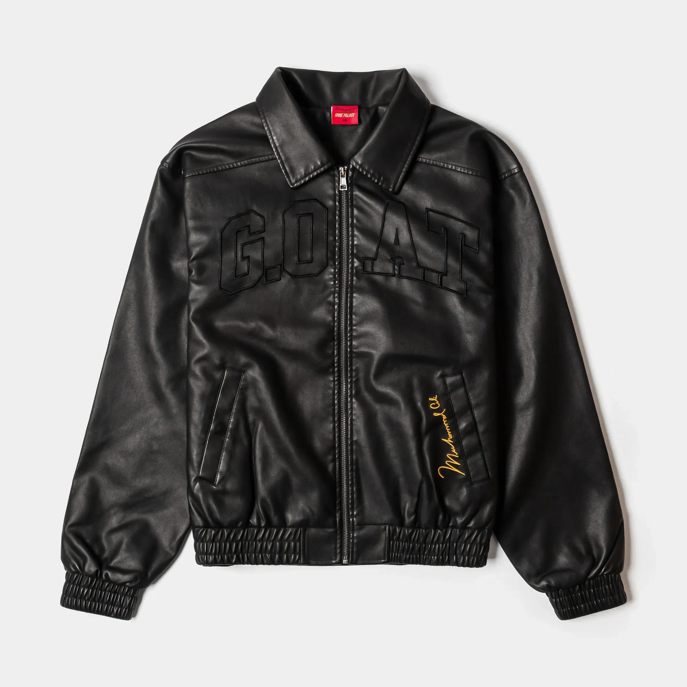 ALI X SP SP x Muhammad Ali G.O.A.T Mens Jacket (Black/Yellow)