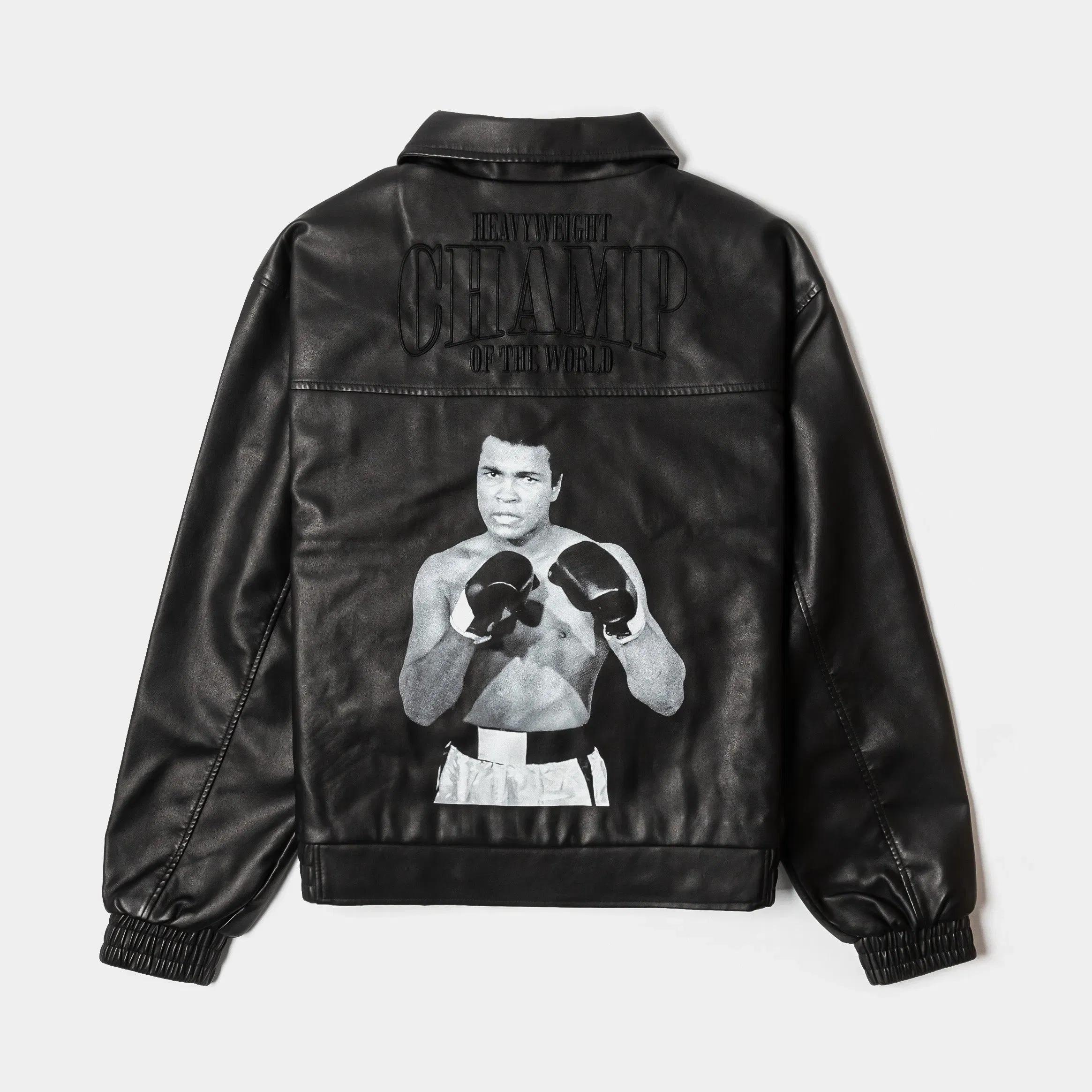 ALI X SP SP x Muhammad Ali G.O.A.T Mens Jacket (Black/Yellow)
