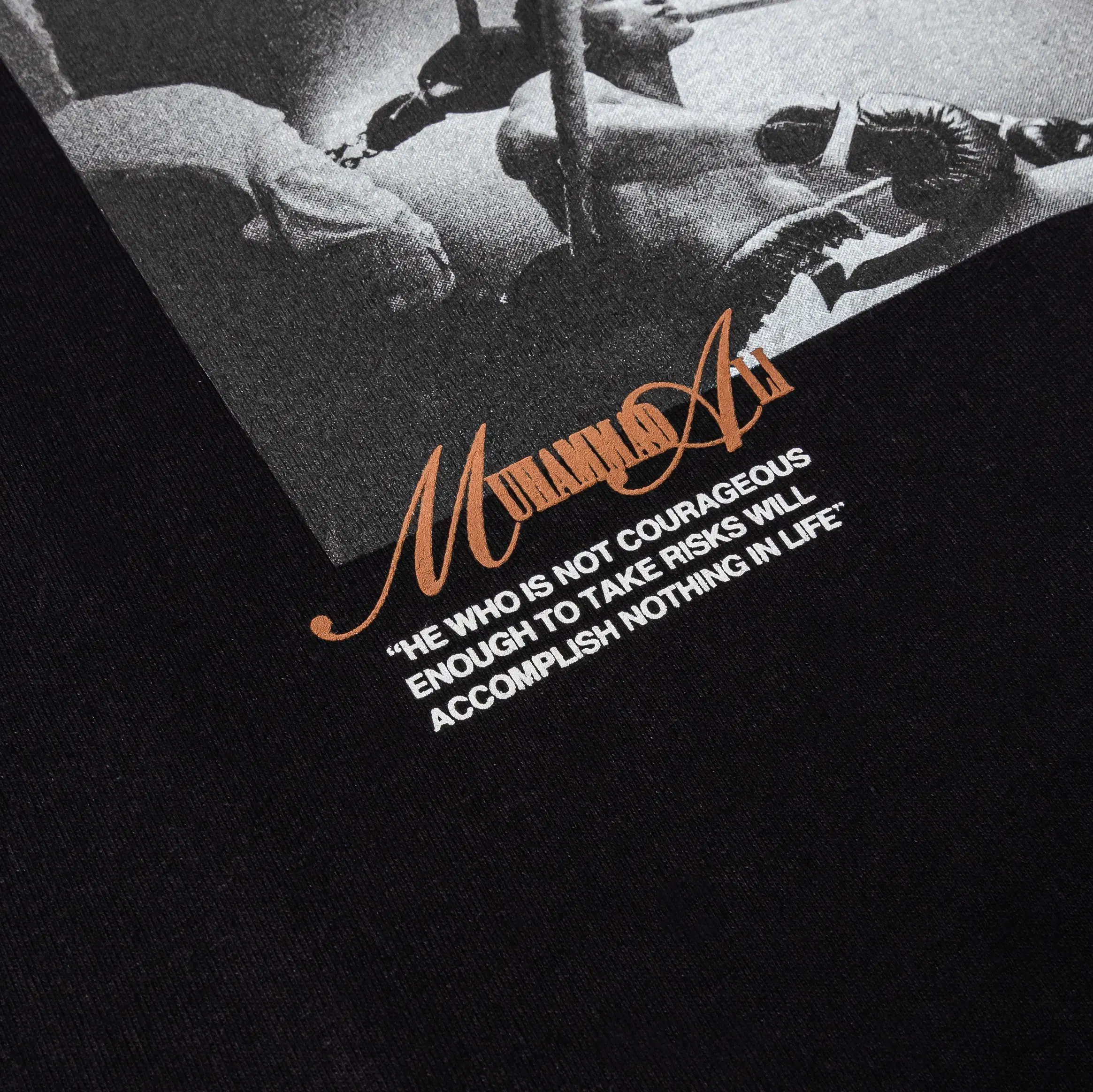 ALI X SP SP x Muhammad Ali Ring Mens Short Sleeve Shirt (Black/White)