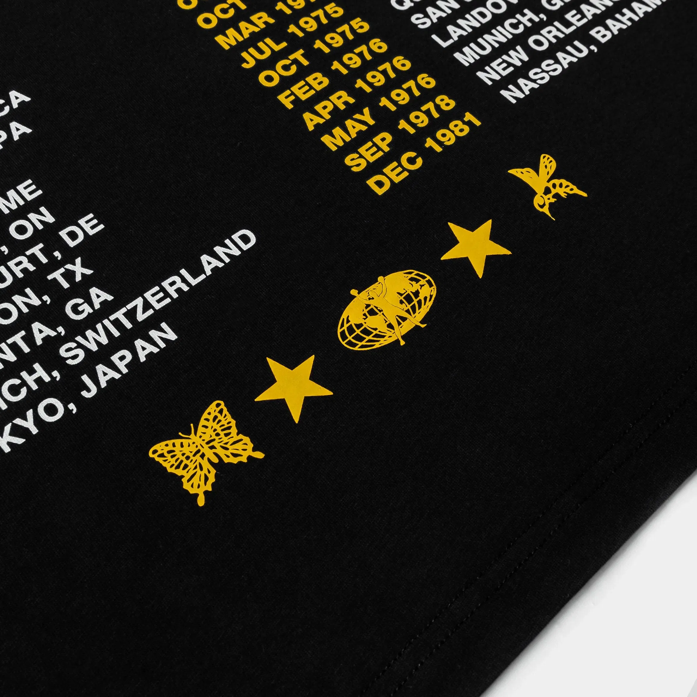 ALI X SP SP x Muhammad Ali Greatness Forever Mens Short Sleeve Shirt (Black/Yellow)
