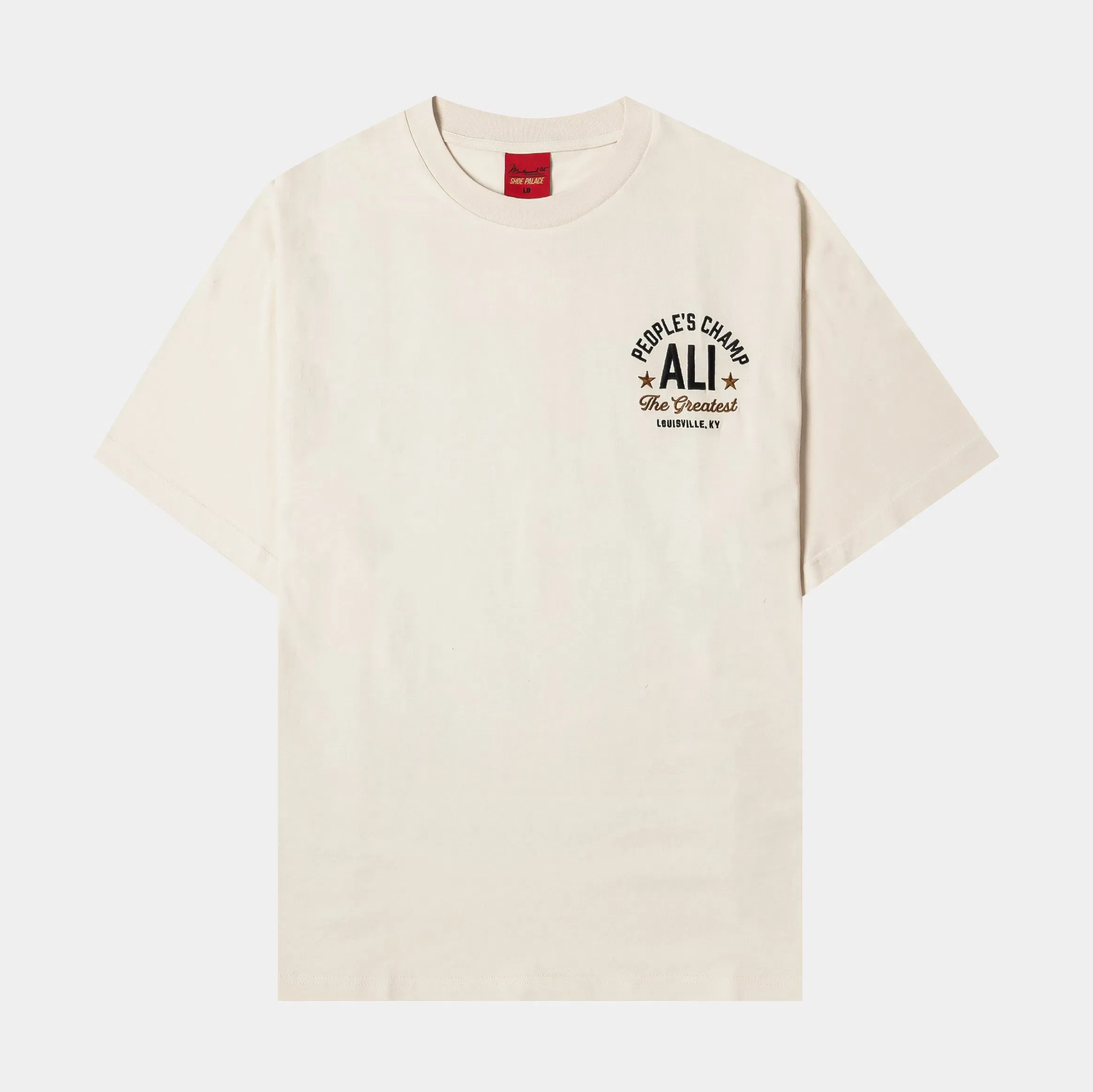ALI X SP SP x Muhammad Ali Rumble Mens Short Sleeve Shirt (Beige/Brown)