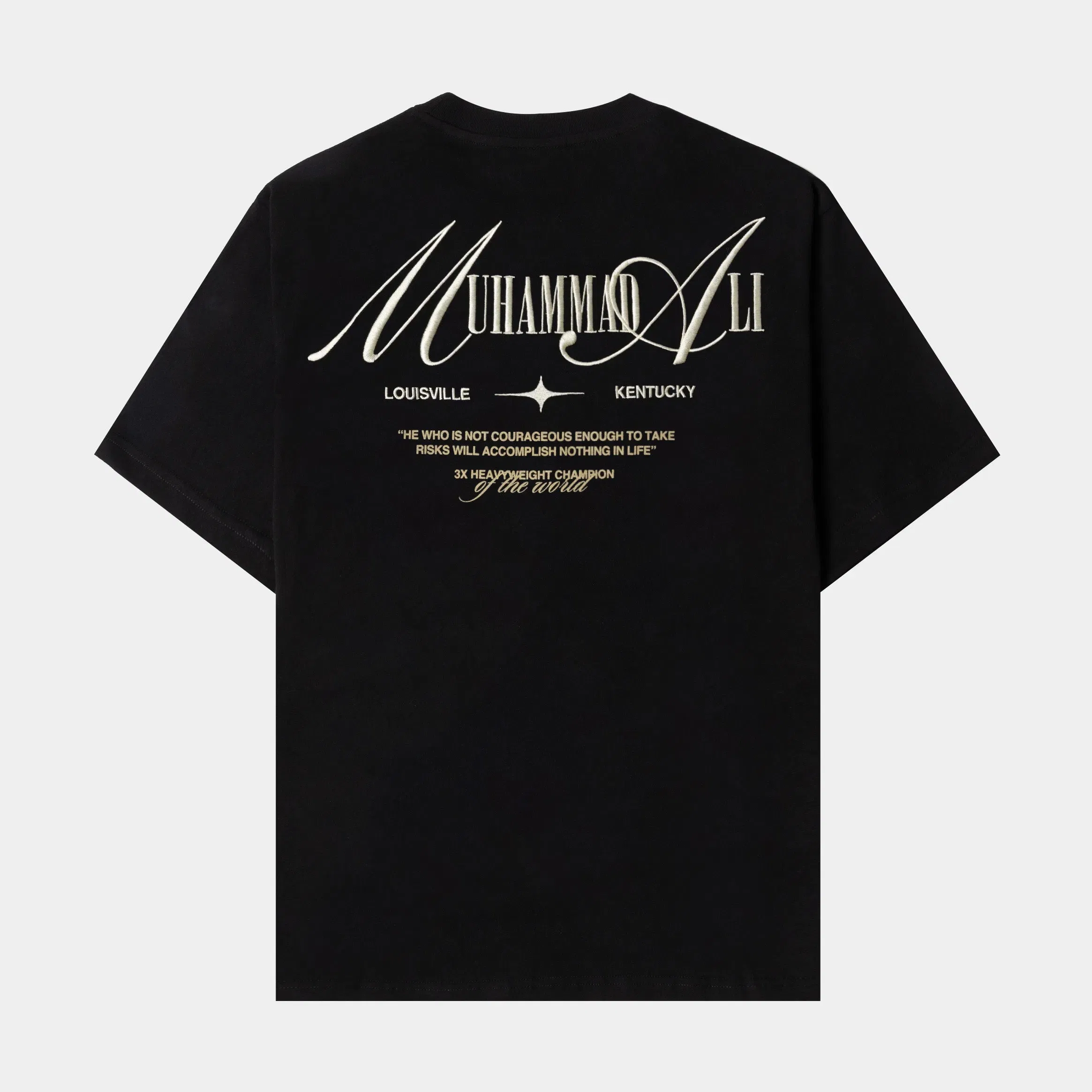 ALI X SP SP x Muhammad Ali Portrait Mens Short Sleeve Shirt (Black/White)