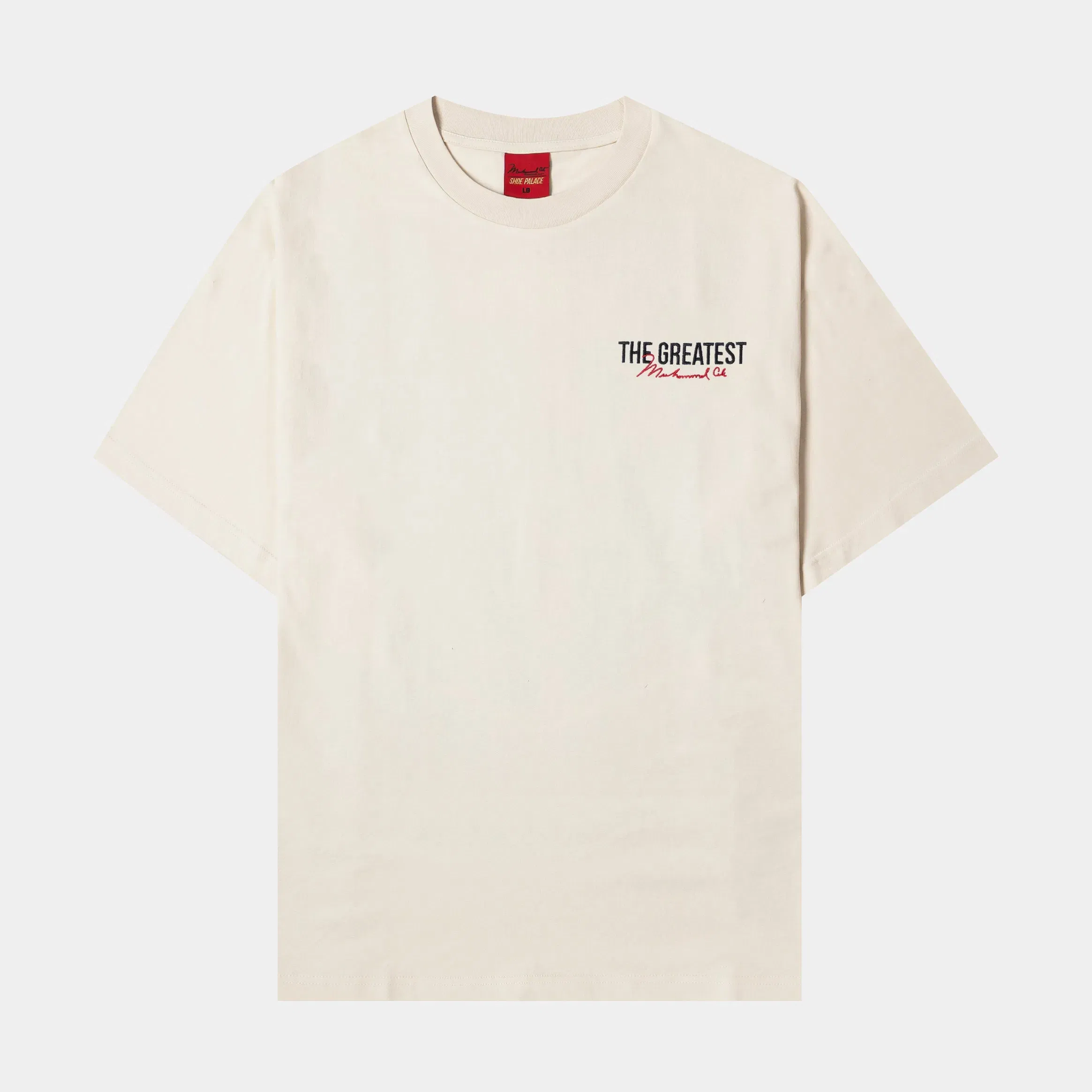ALI X SP SP x Muhammad Ali Manila Mens Short Sleeve Shirt (Beige/Red)