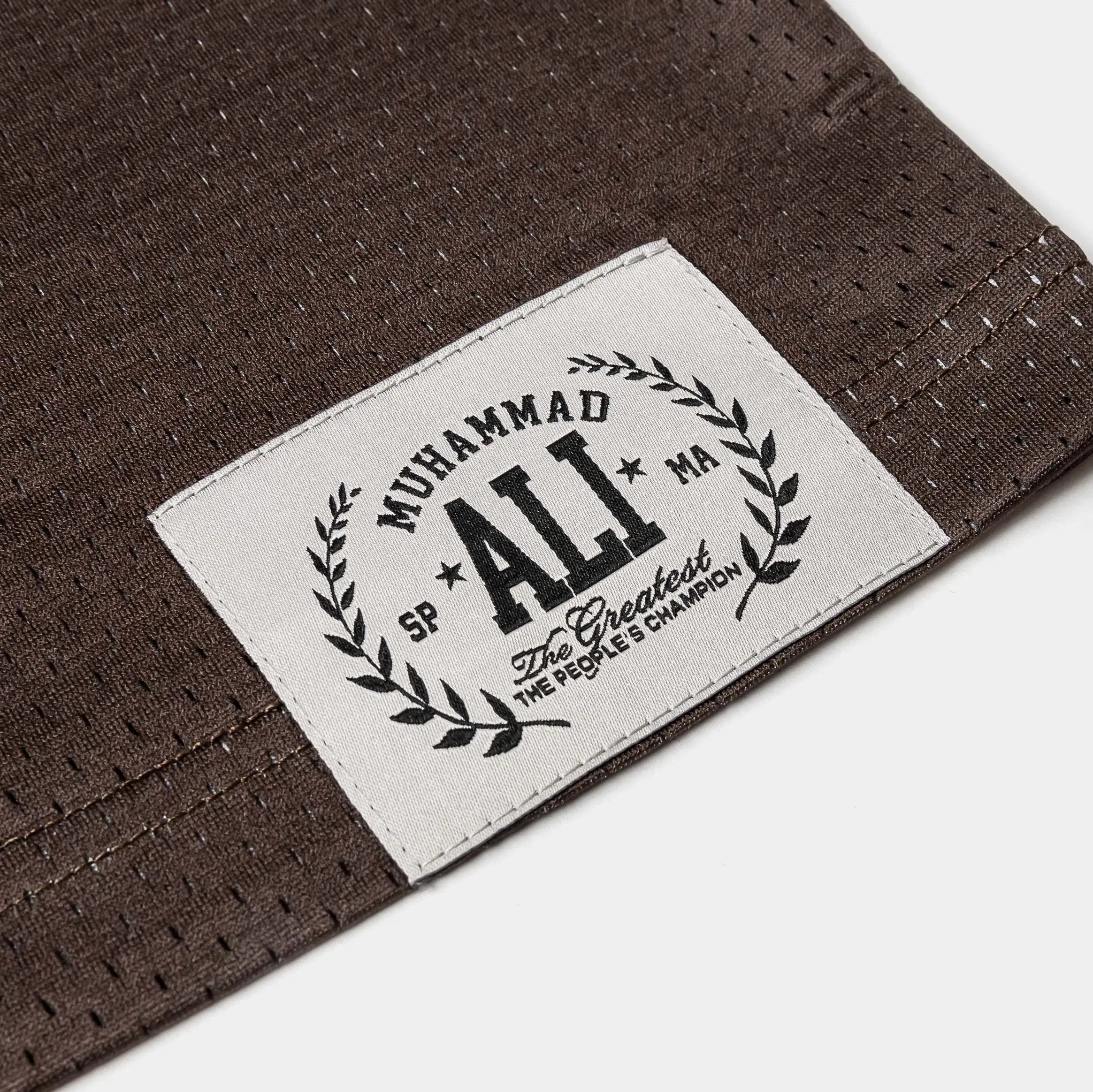 ALI X SP SP x Muhammad Ali 74 Mesh Mens Jersey (Brown/Black)
