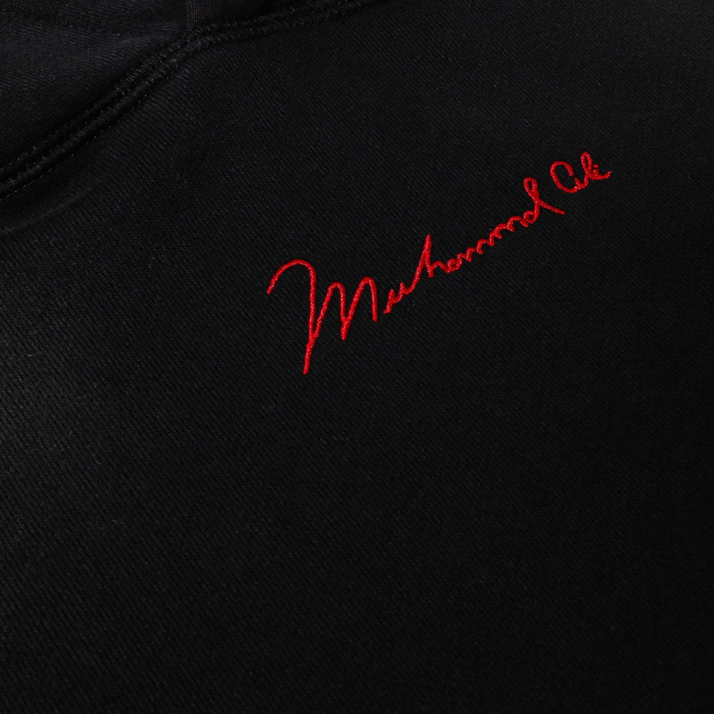 ALI X SP SP x Muhammad Ali Boxer Washed Pullover Mens Hoodie (Black/White)