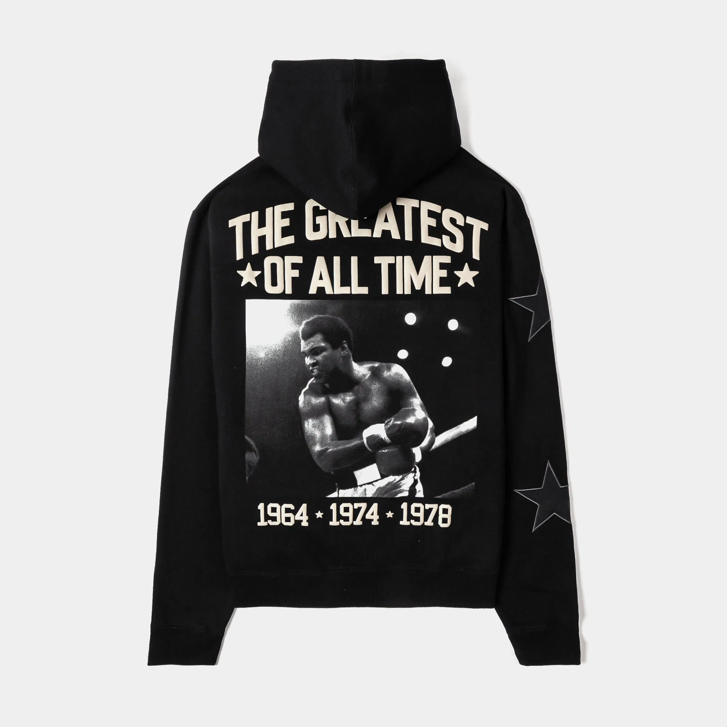 ALI X SP SP x Muhammad Ali Stars Pullover Mens Hoodie (Black/White)