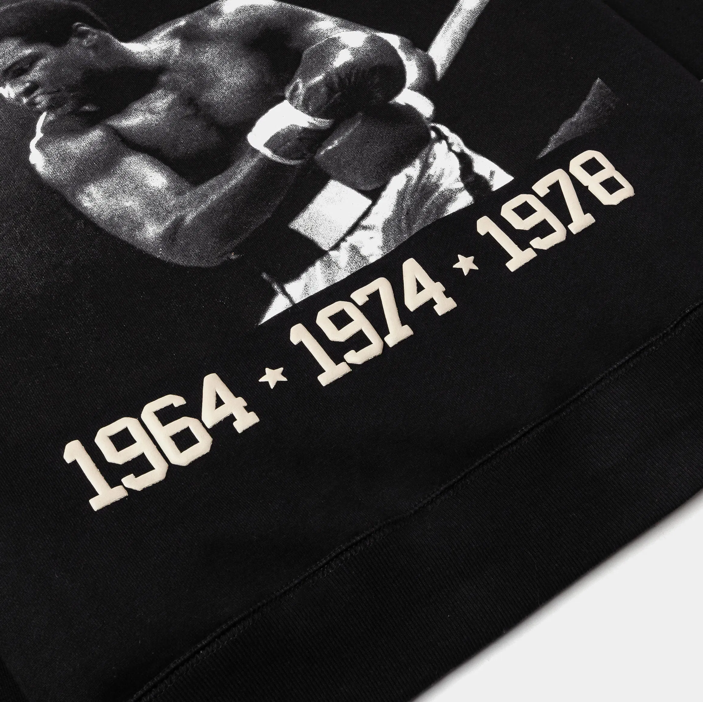 ALI X SP SP x Muhammad Ali Stars Pullover Mens Hoodie (Black/White)