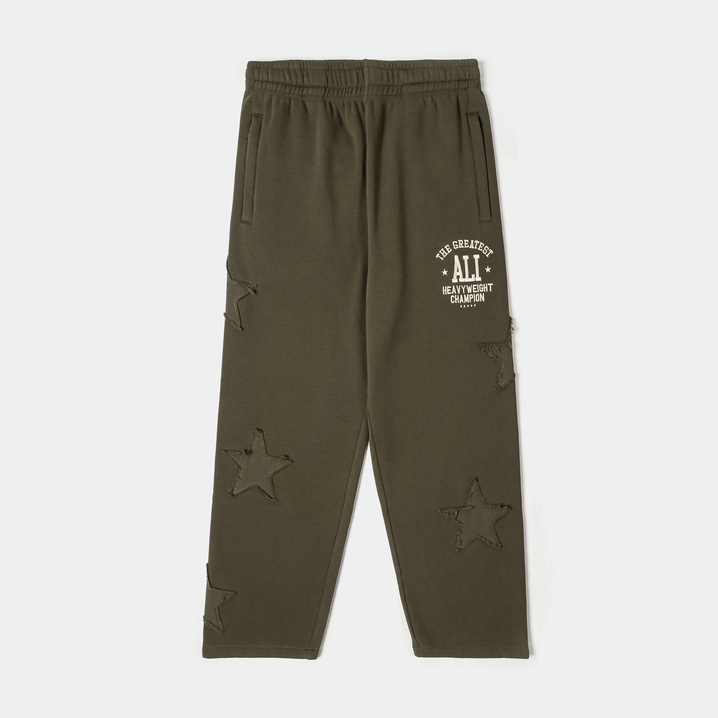 ALI X SP SP x Muhammad Ali Butterfly Straight Mens Pants (Green/Red)