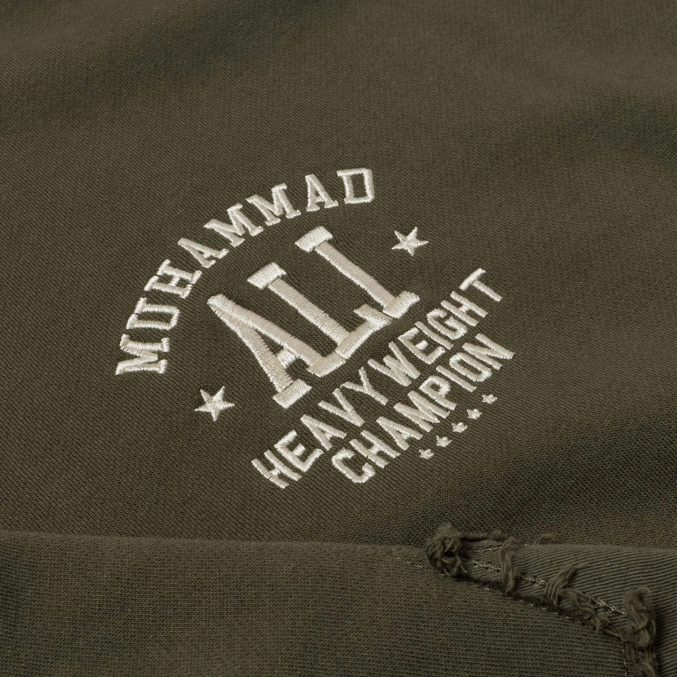 ALI X SP SP x Muhammad Ali Butterfly Pullover Mens Hoodie (Green/Red)