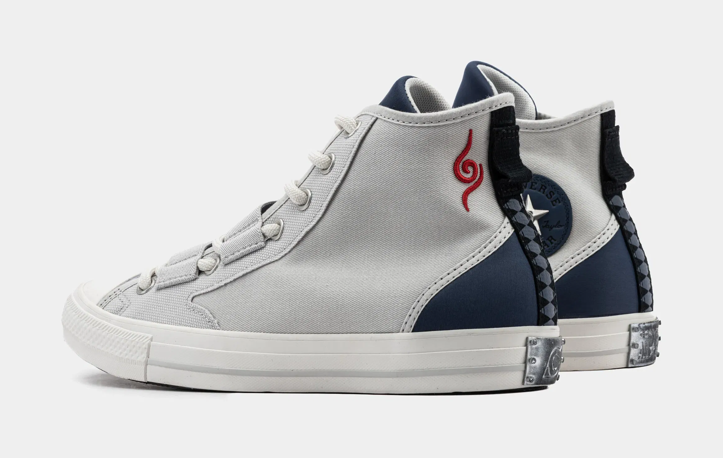 Converse Chuck Taylor All Star x Kakashi Hatake Mens Lifestyle Shoes (Grey/Blue)