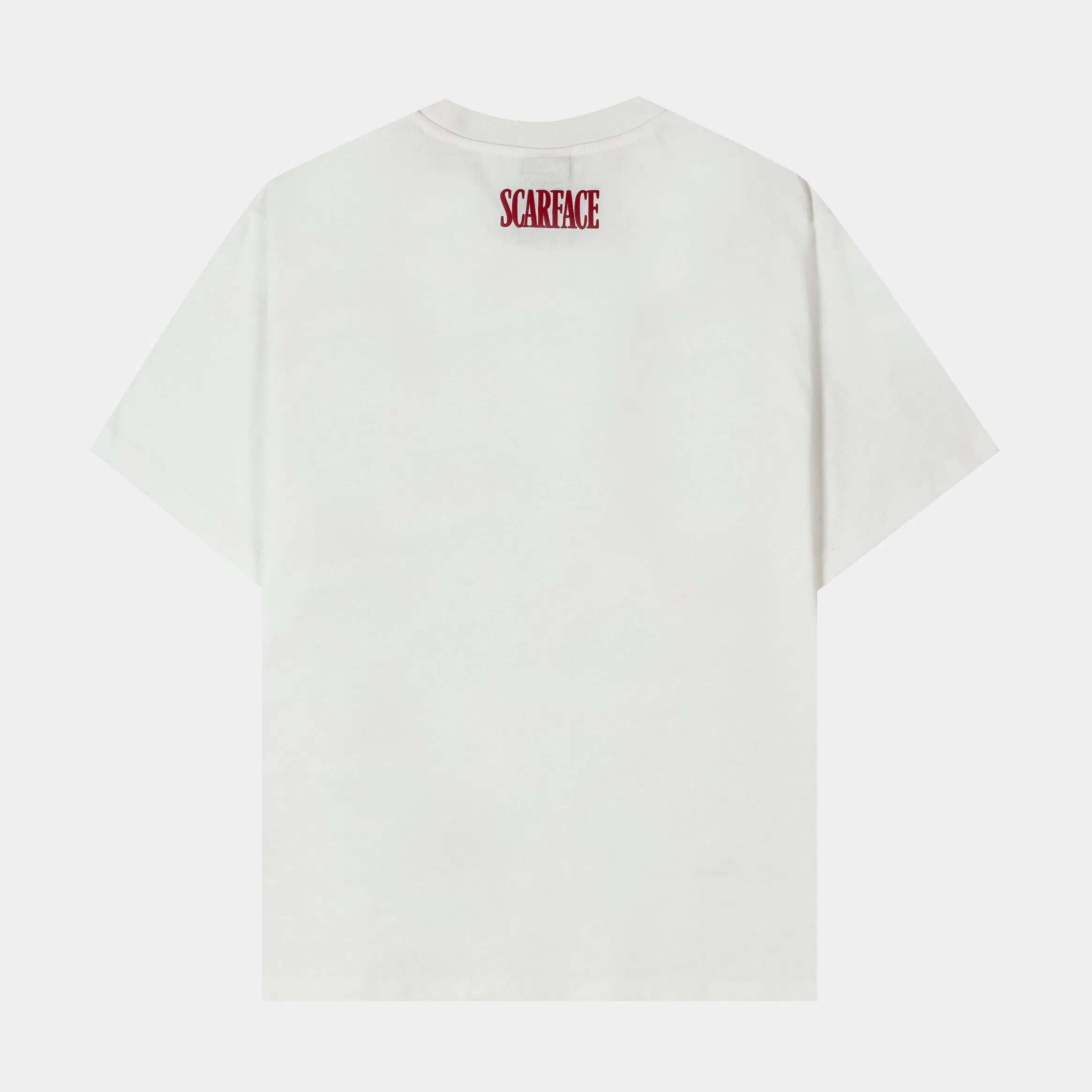 SCARFACE X SP SP x Scarface Money First Mens Short Sleeve Shirt (White/Red)