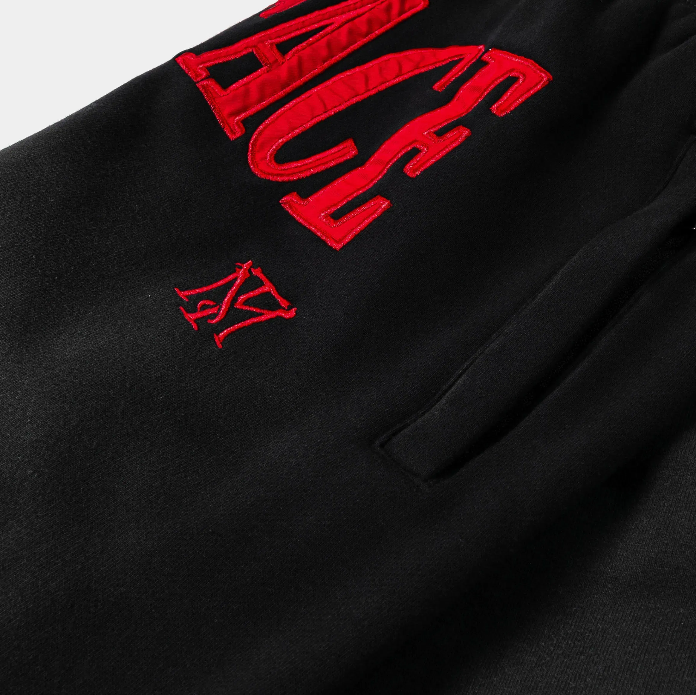 SCARFACE X SP SP x Scarface Power Fleece Mens Sweatpants (Black/Red)
