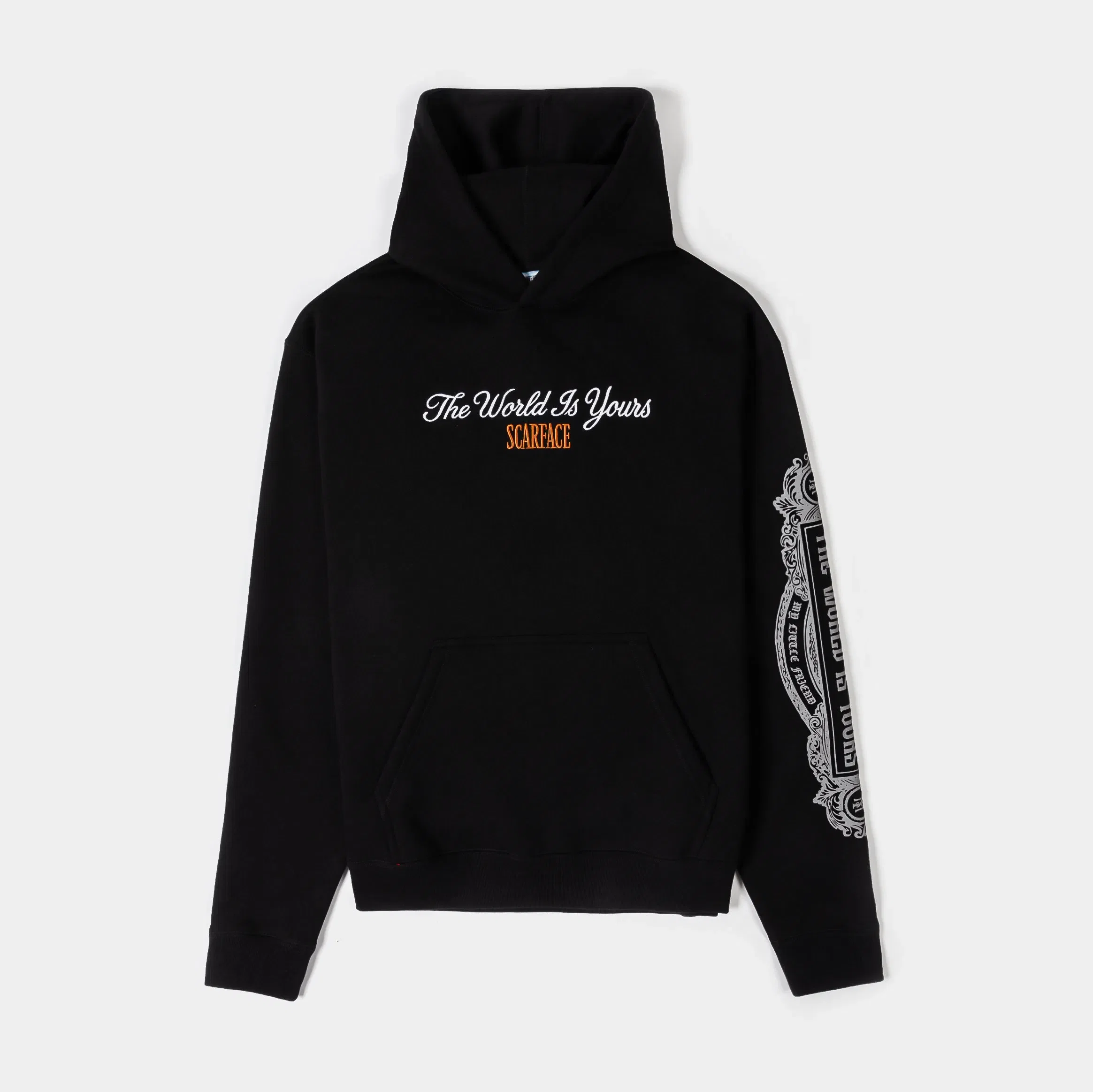 SCARFACE X SP SP x Scarface Sunset Fleece Pullover Mens Hoodie (Black/Orange)