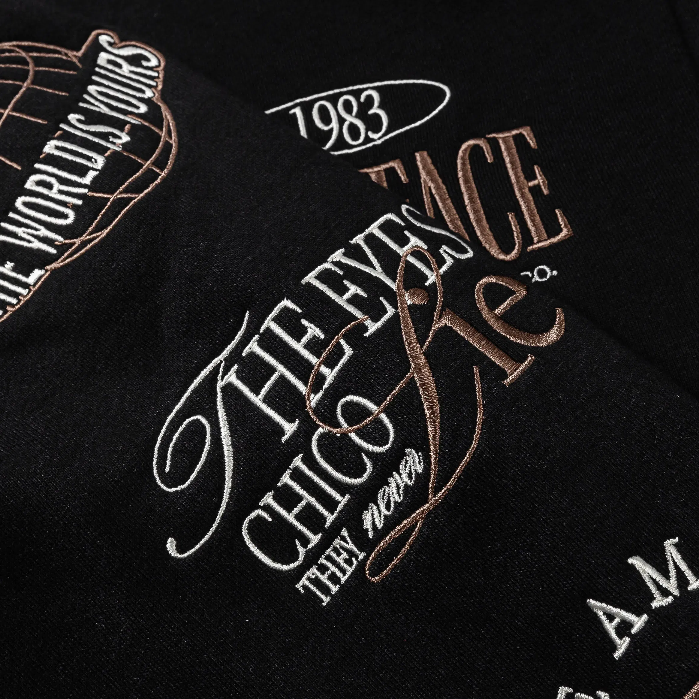 SCARFACE X SP SP x Scarface Chico Zip Up Mens Hoodie (Black/Taupe)