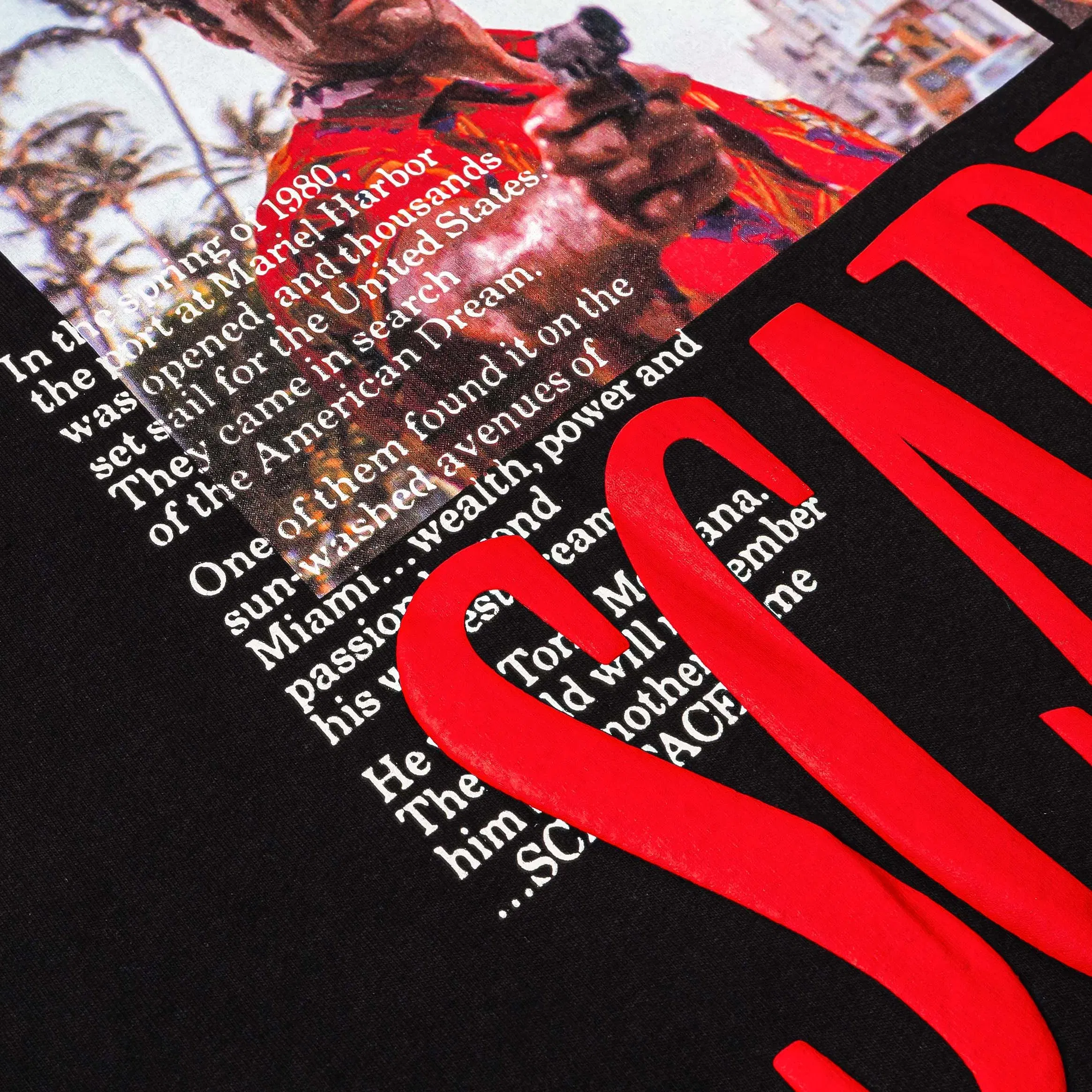 SCARFACE X SP SP x Scarface World Is Yours Mens Short Sleeve Shirt (Black/Red)
