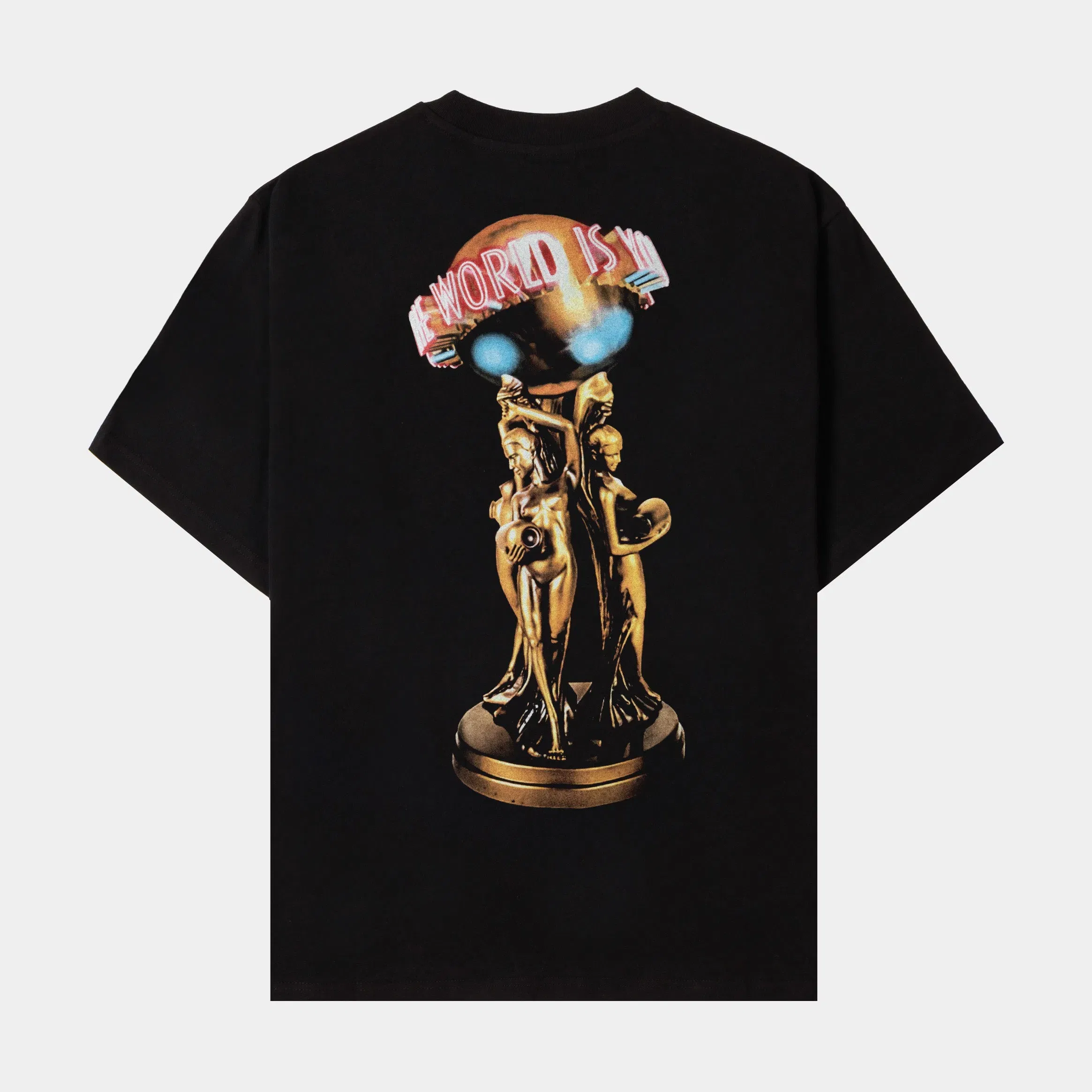 SCARFACE X SP SP x Scarface Tony Mens Short Sleeve Shirt (Black/Cream)