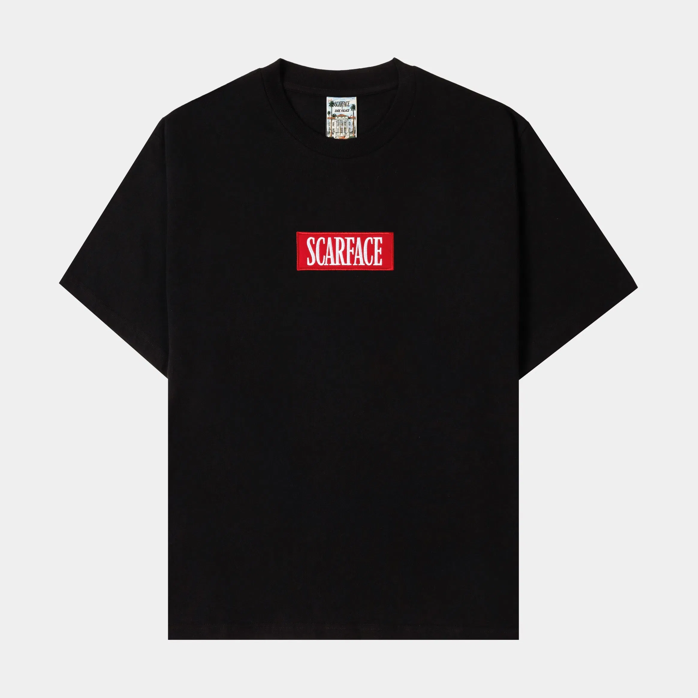 SCARFACE X SP SP x Scarface Shop Mens Short Sleeve Shirt (Black/Red)