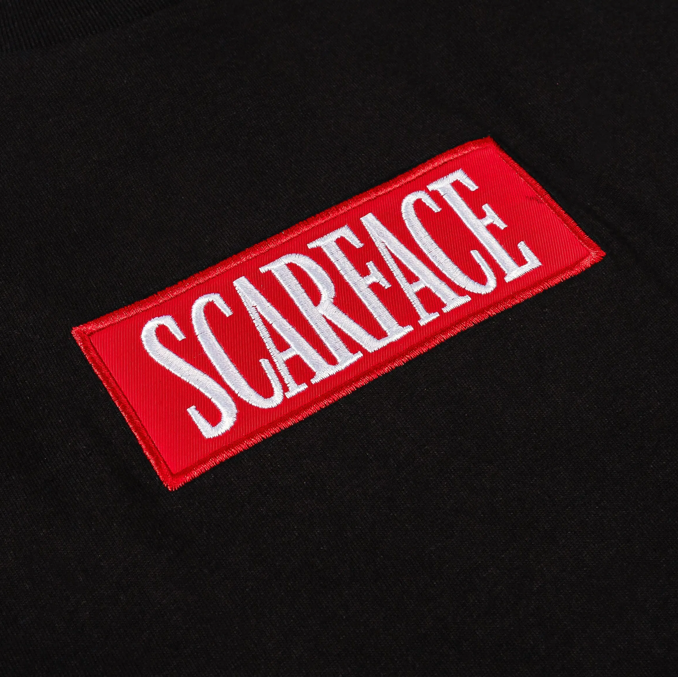 SCARFACE X SP SP x Scarface Shop Mens Short Sleeve Shirt (Black/Red)