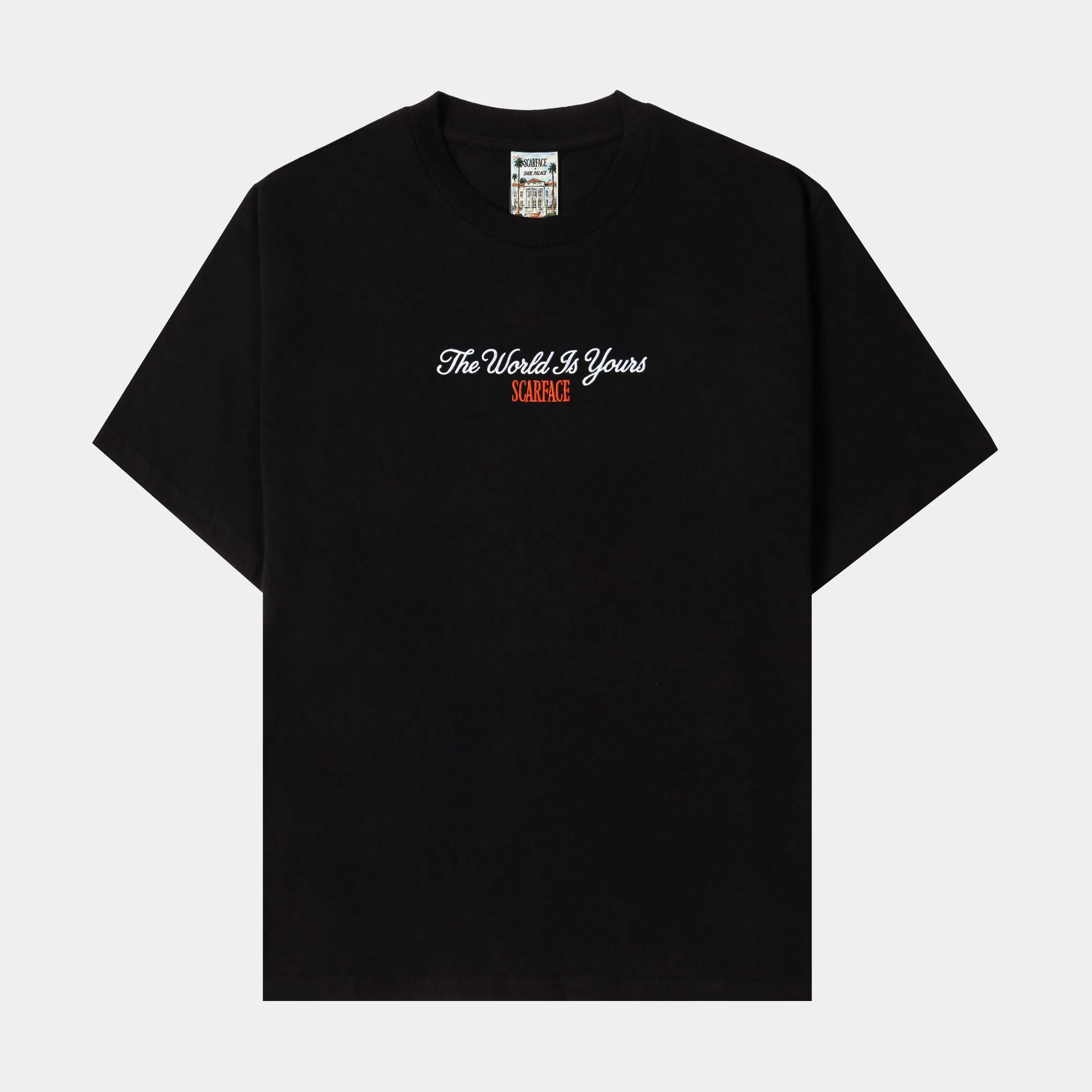 SCARFACE X SP SP x Scarface Casa Mens Short Sleeve Shirt (Black/Orange)