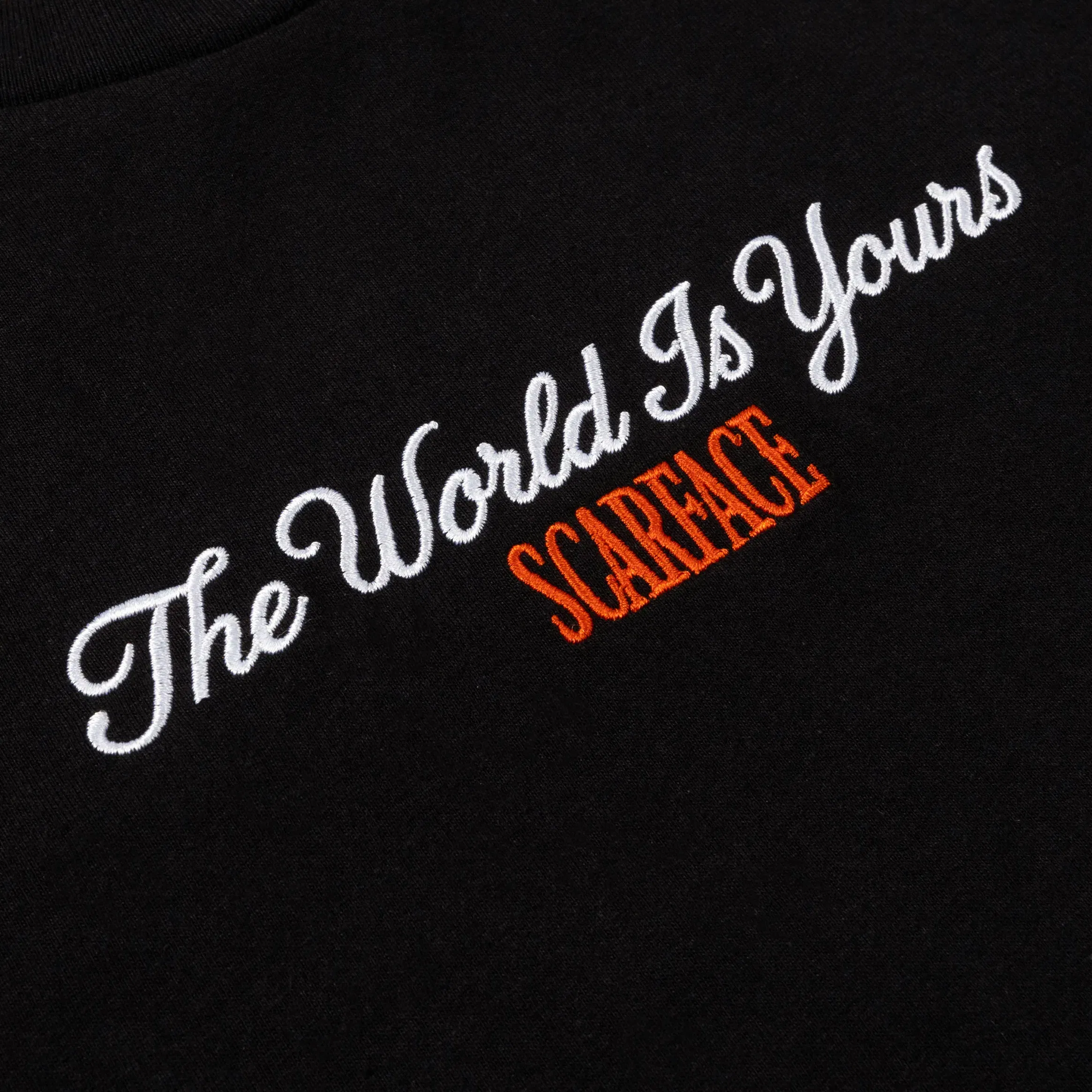SCARFACE X SP SP x Scarface Casa Mens Short Sleeve Shirt (Black/Orange)