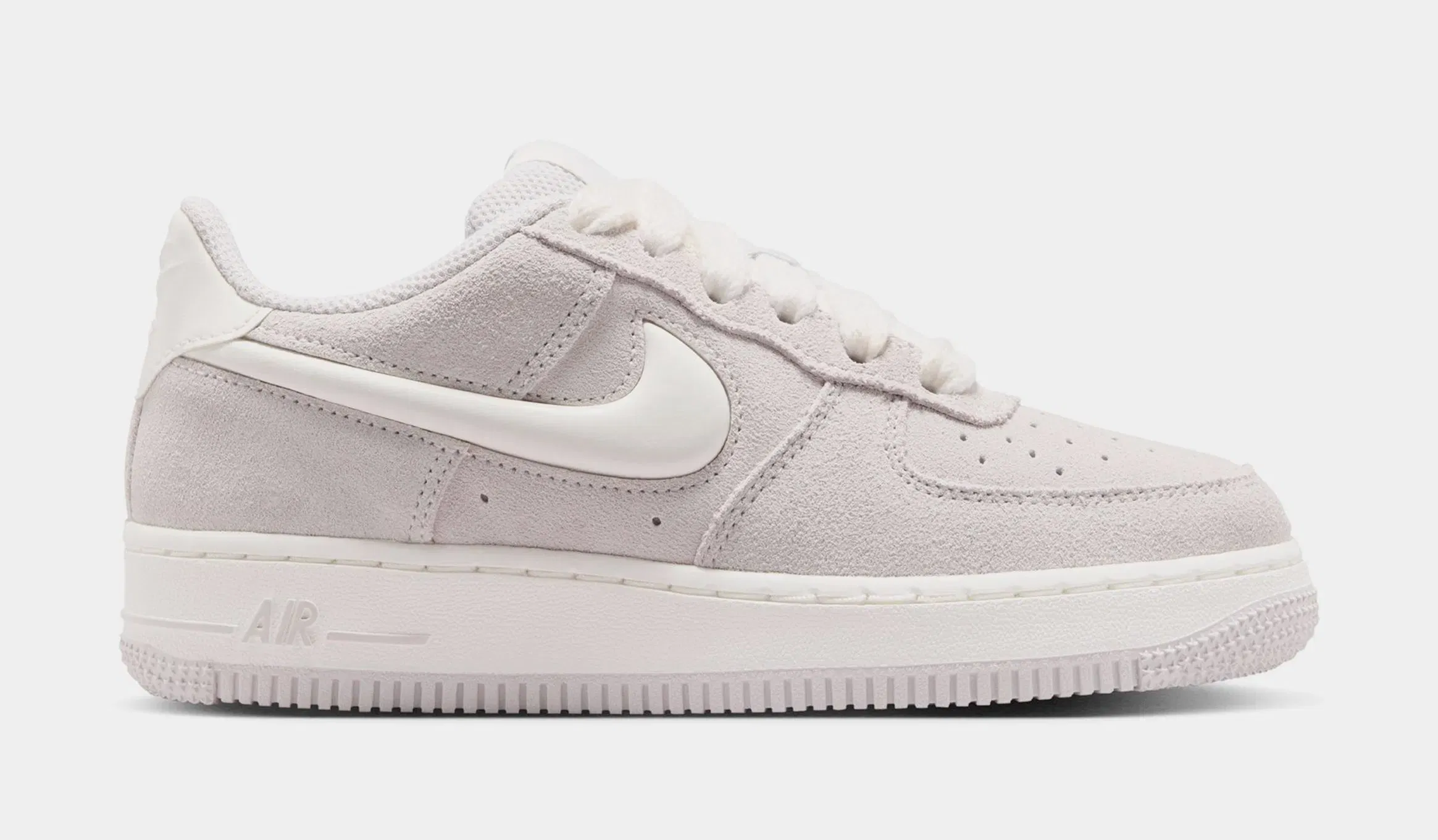 Nike Air Force 1 LV8 Grade School Lifestyle Shoes (Vast Grey/Sail)