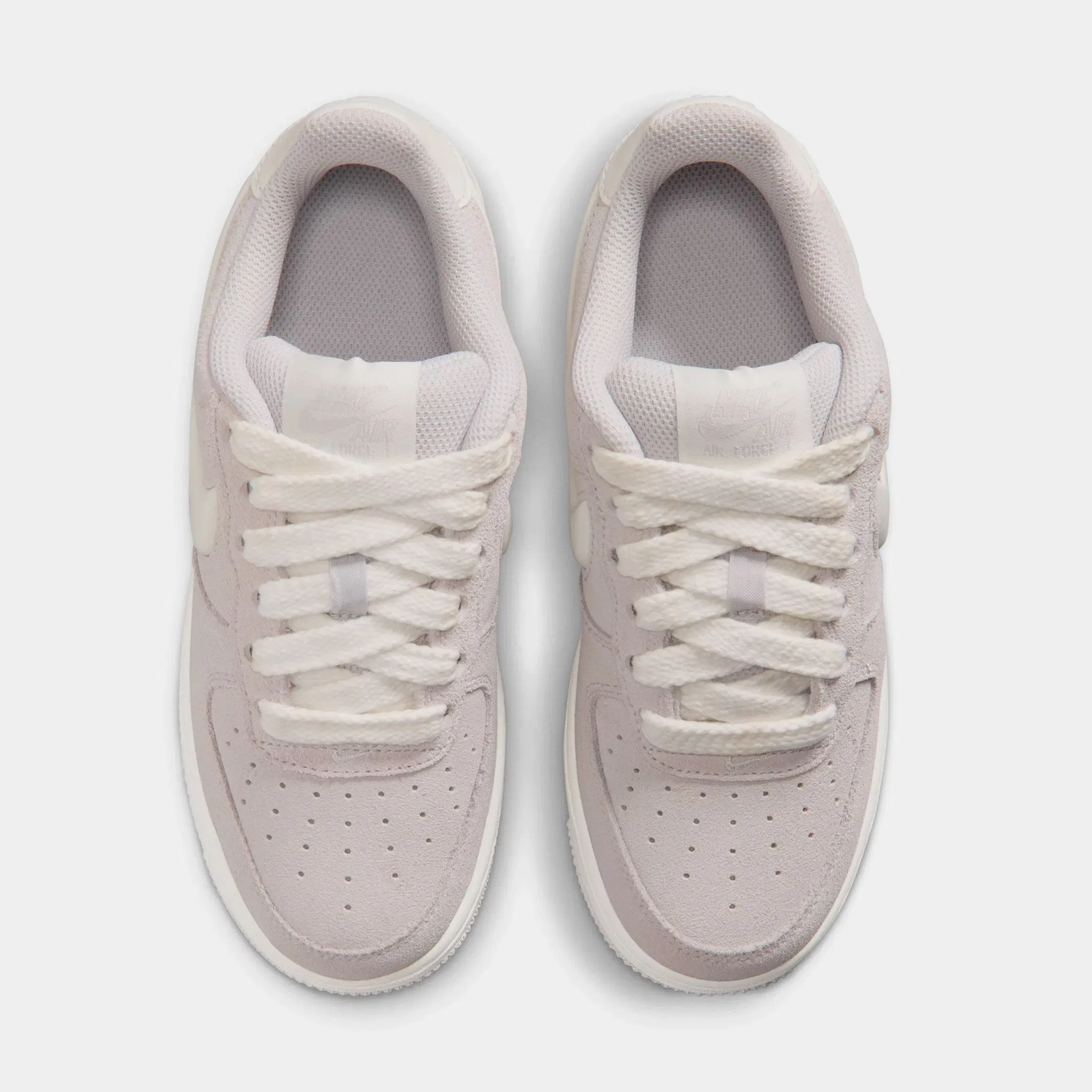 Nike Air Force 1 LV8 Grade School Lifestyle Shoes (Vast Grey/Sail)