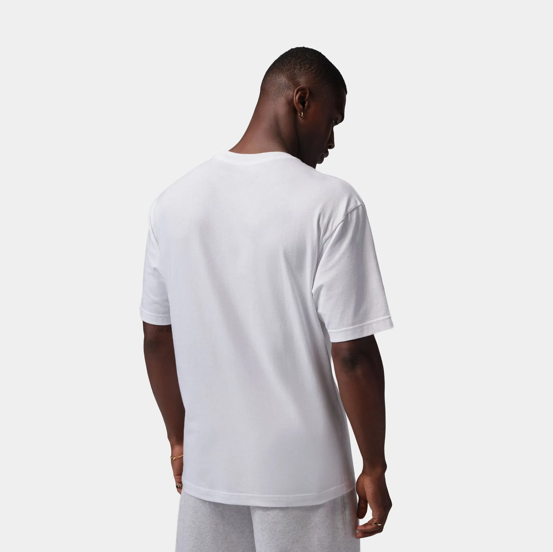Air Jordan Brooklyn Mens Short Sleeve Shirt (White)