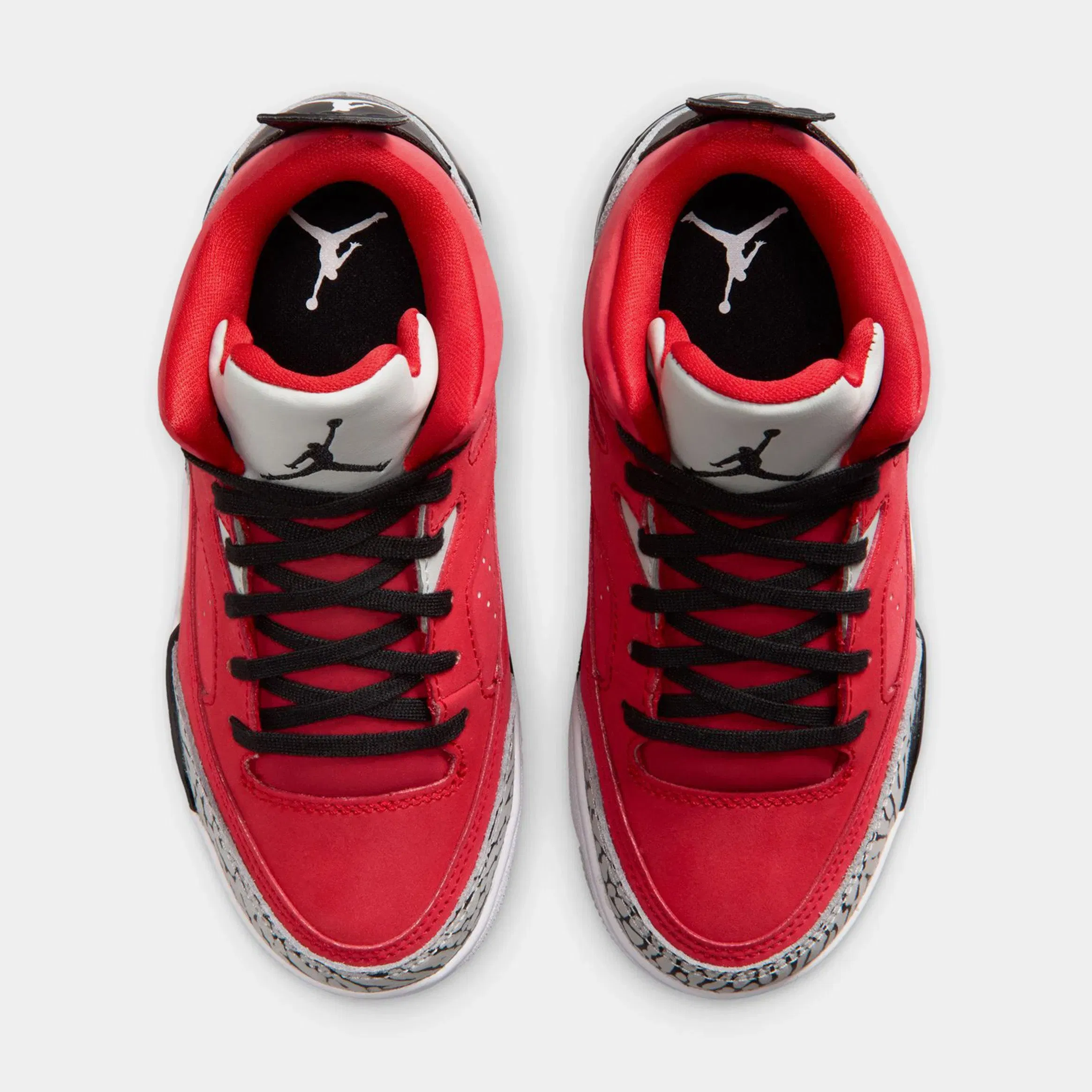 Air Jordan Son of Mars Low Preschool Lifestyle Shoes (Fire Red/Grey Mist/White/Black)